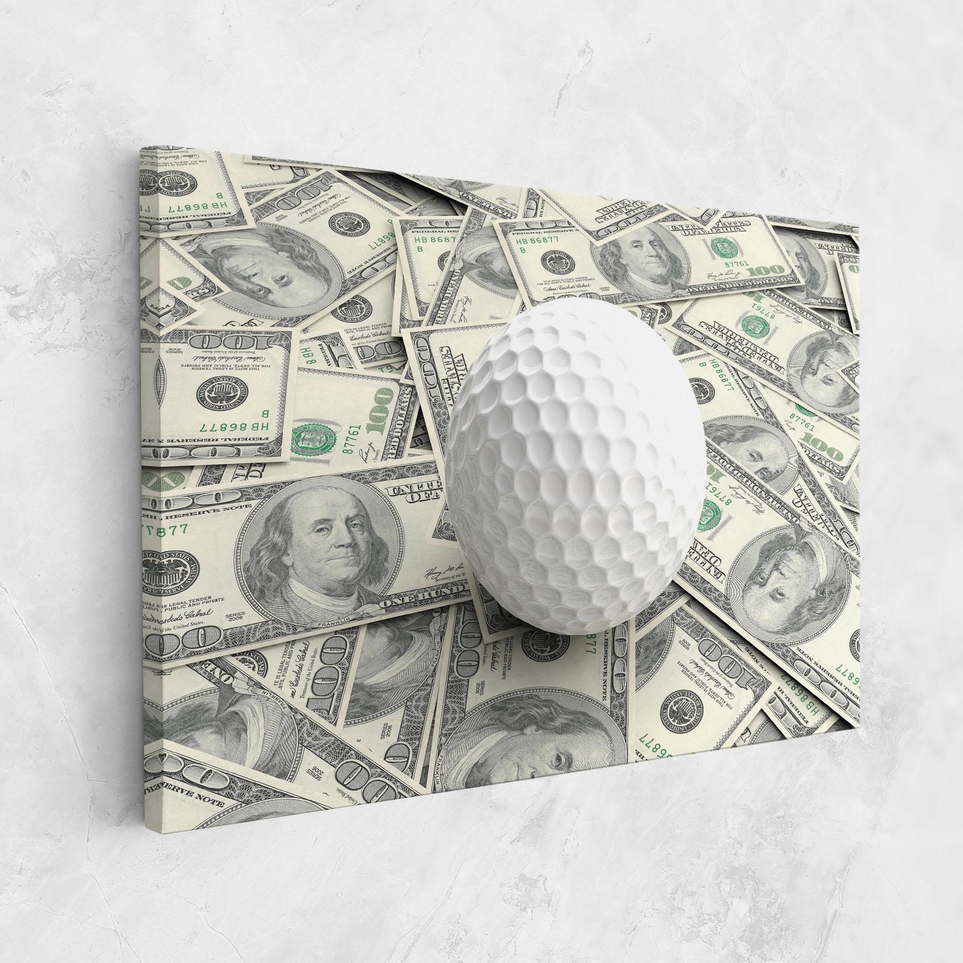 Obraz na Płótnie 3d Golf Ball mockup 1