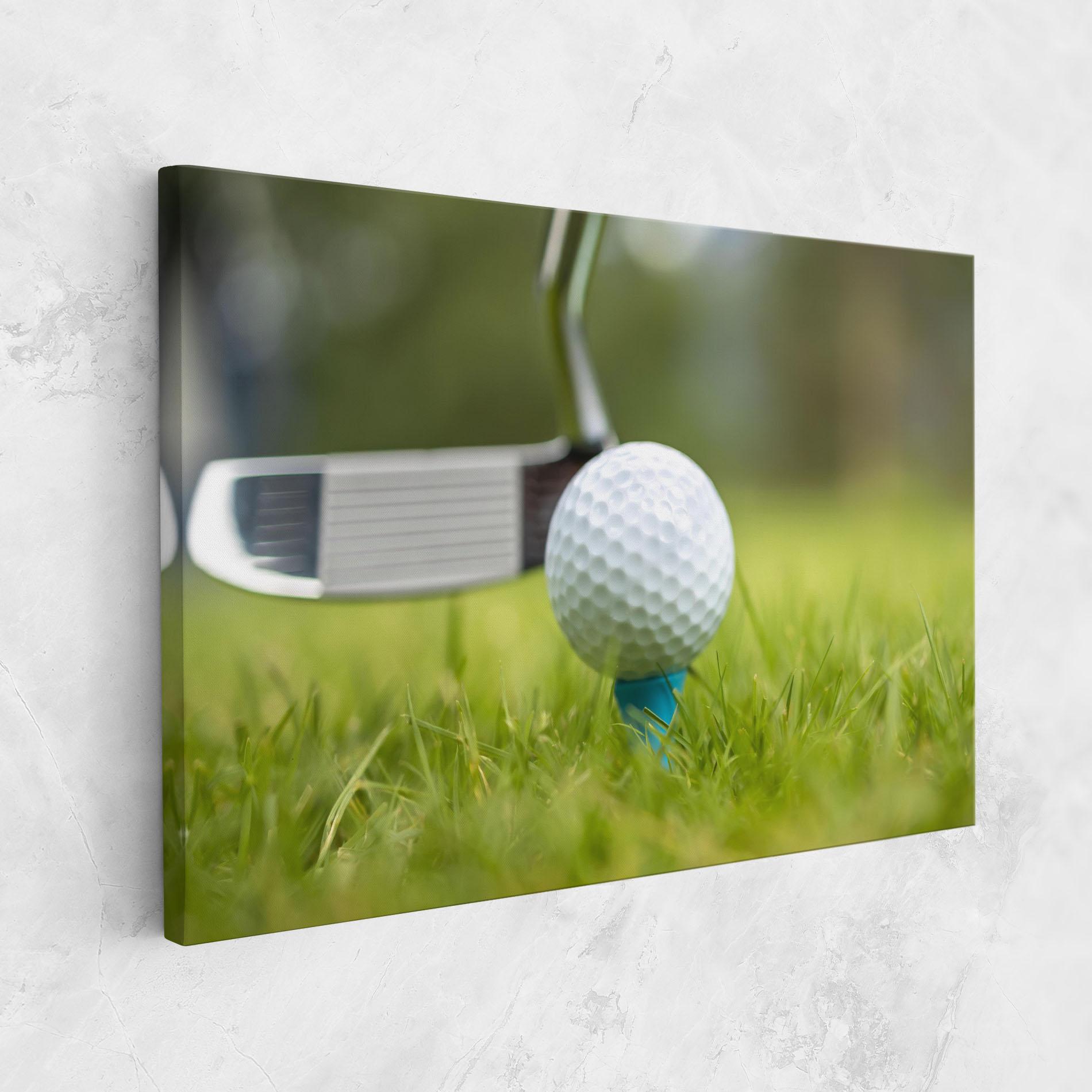 Obraz na Płótnie Golf Ball Tee mockup 1