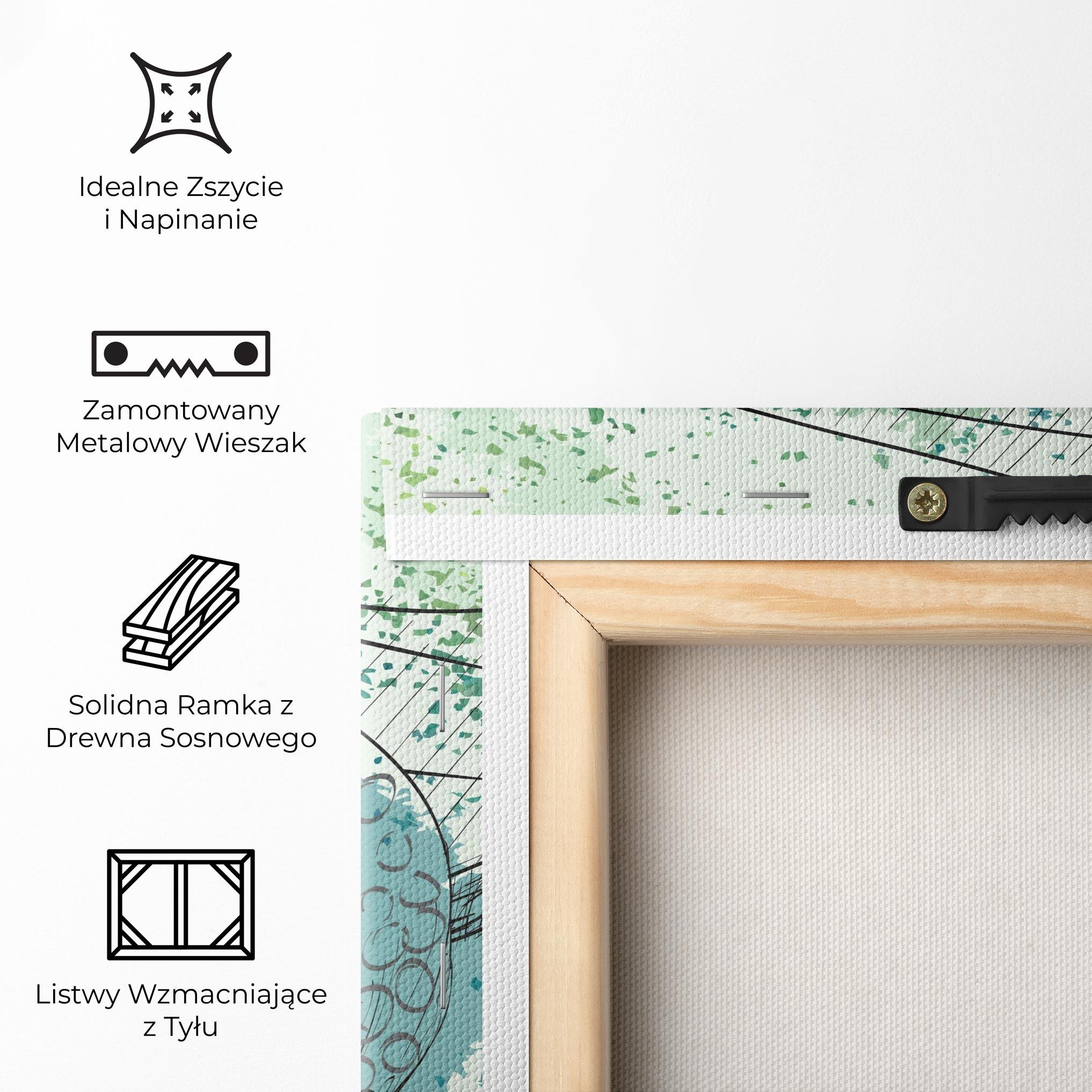 Obraz na Płótnie Blue Golf mockup 5