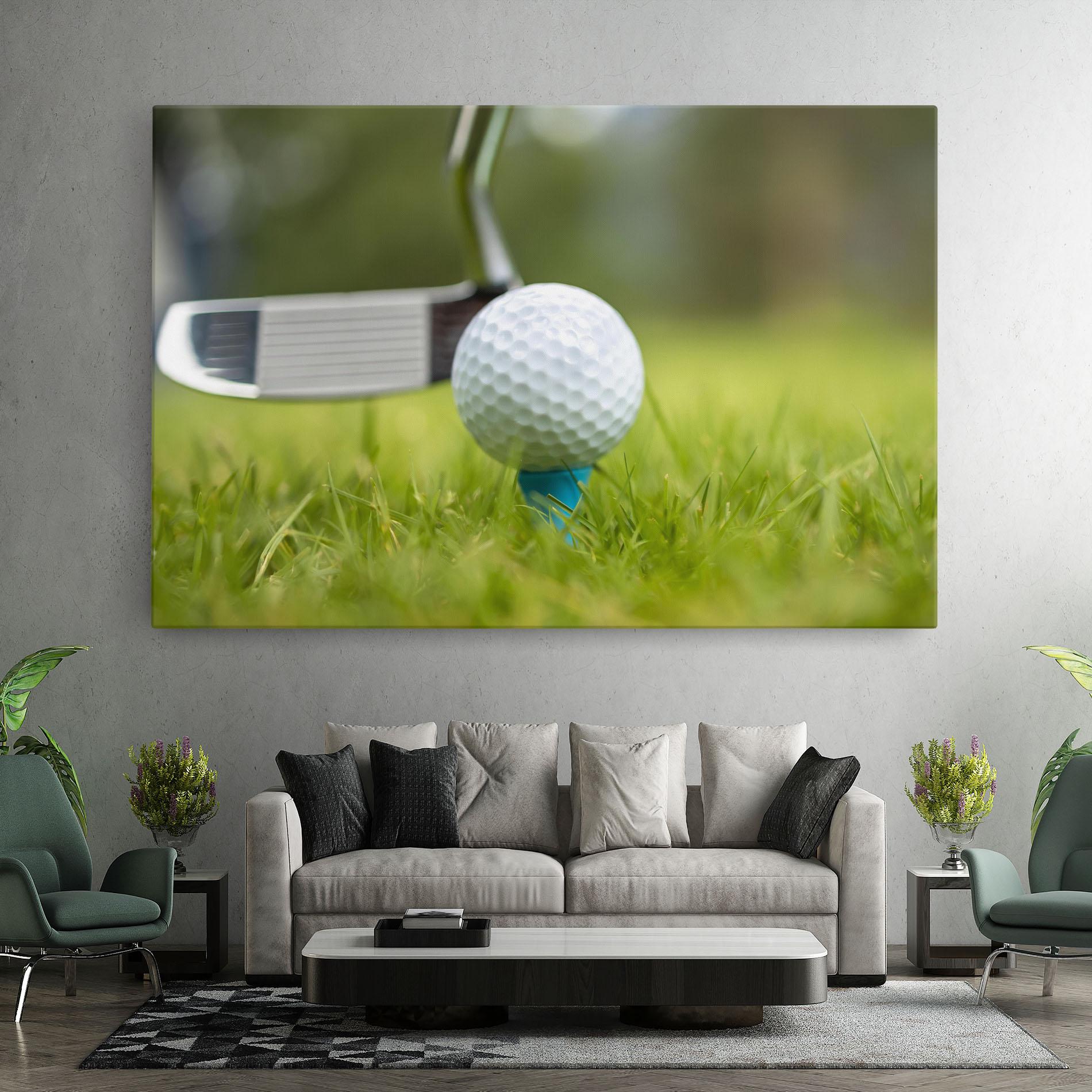 Obraz na Płótnie Golf Ball Tee mockup 7