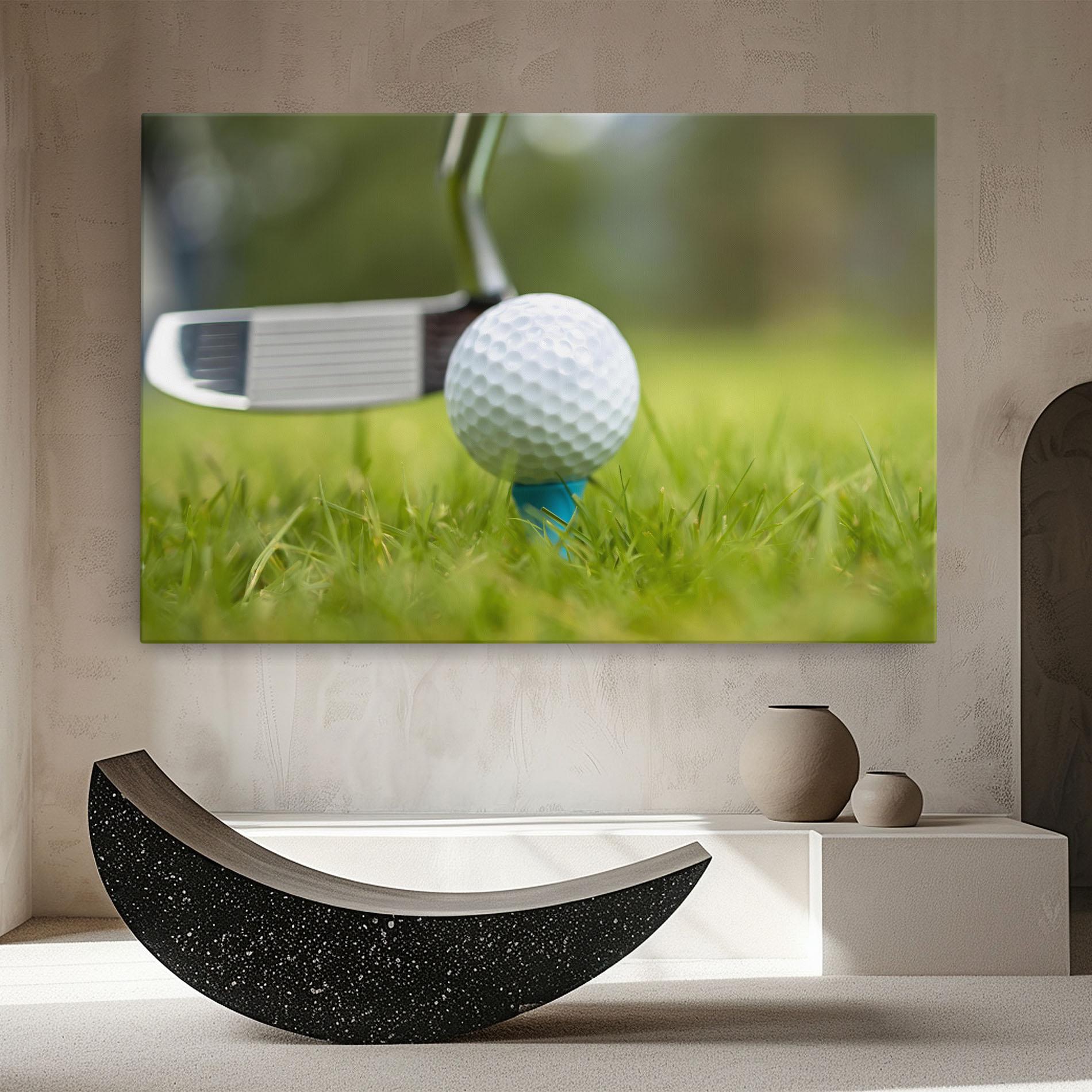 Obraz na Płótnie Golf Ball Tee mockup 8