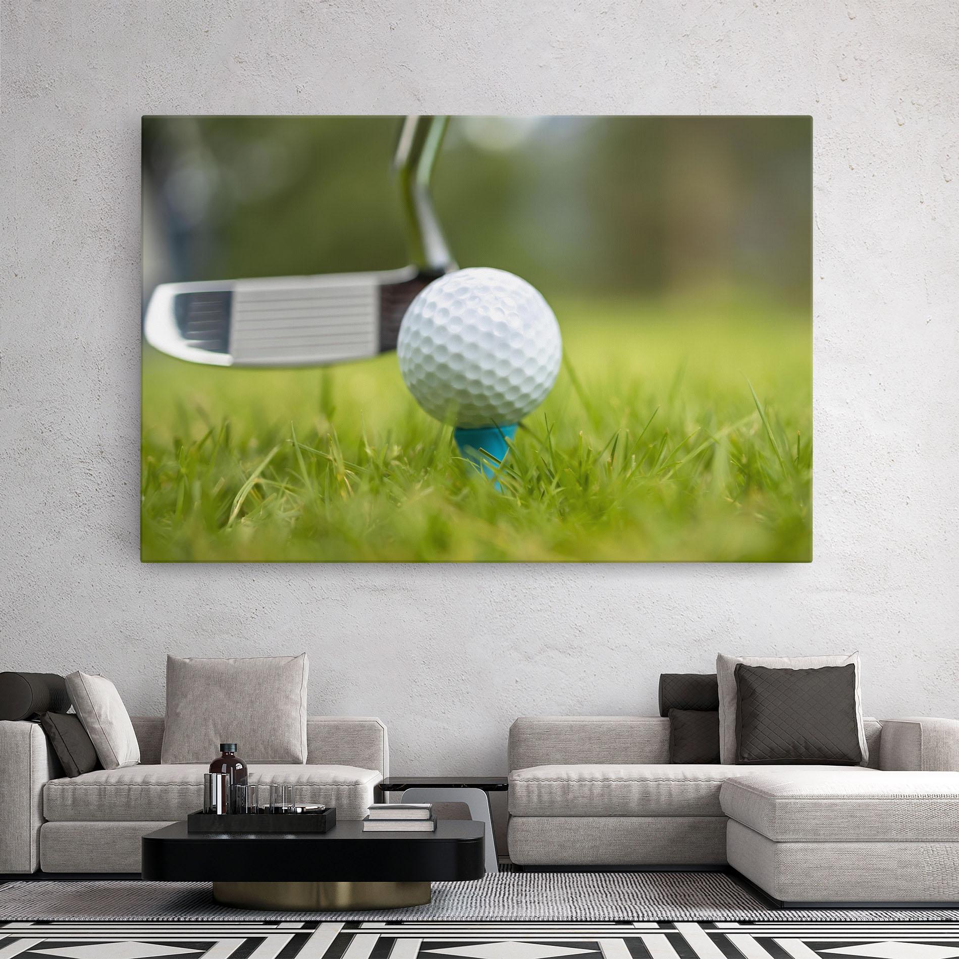 Obraz na Płótnie Golf Ball Tee mockup 2
