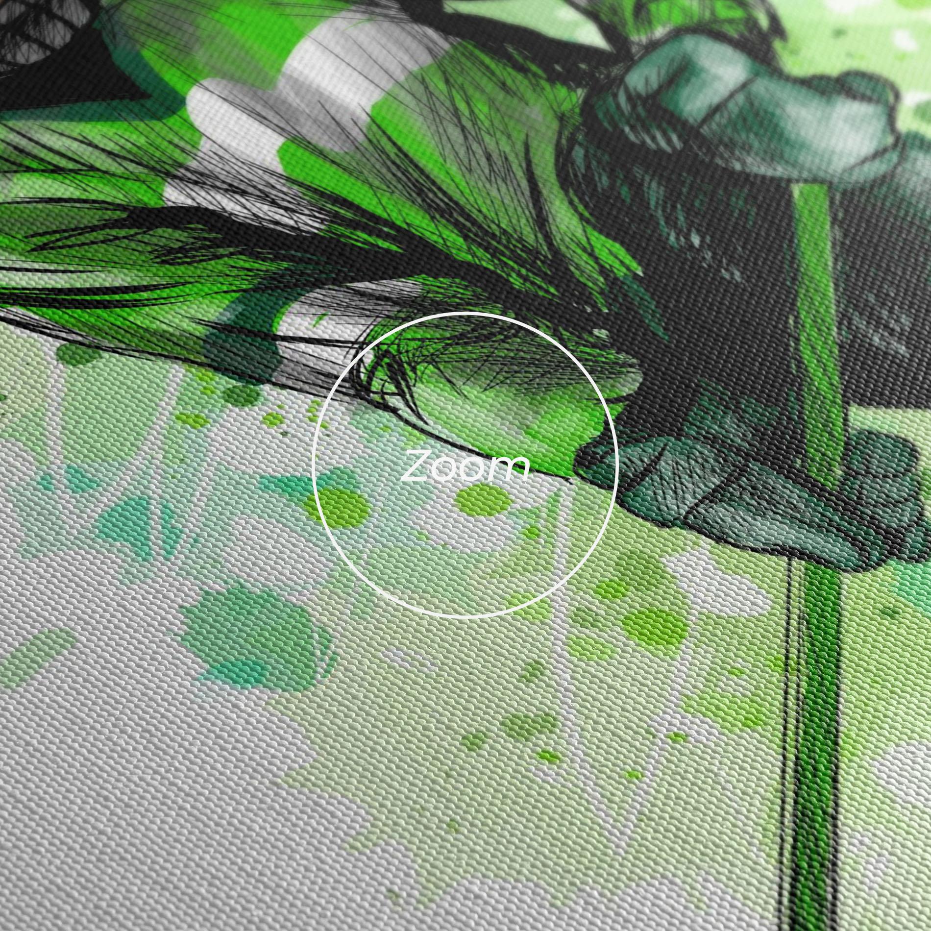 Obraz na Płótnie Green Hockey mockup 3