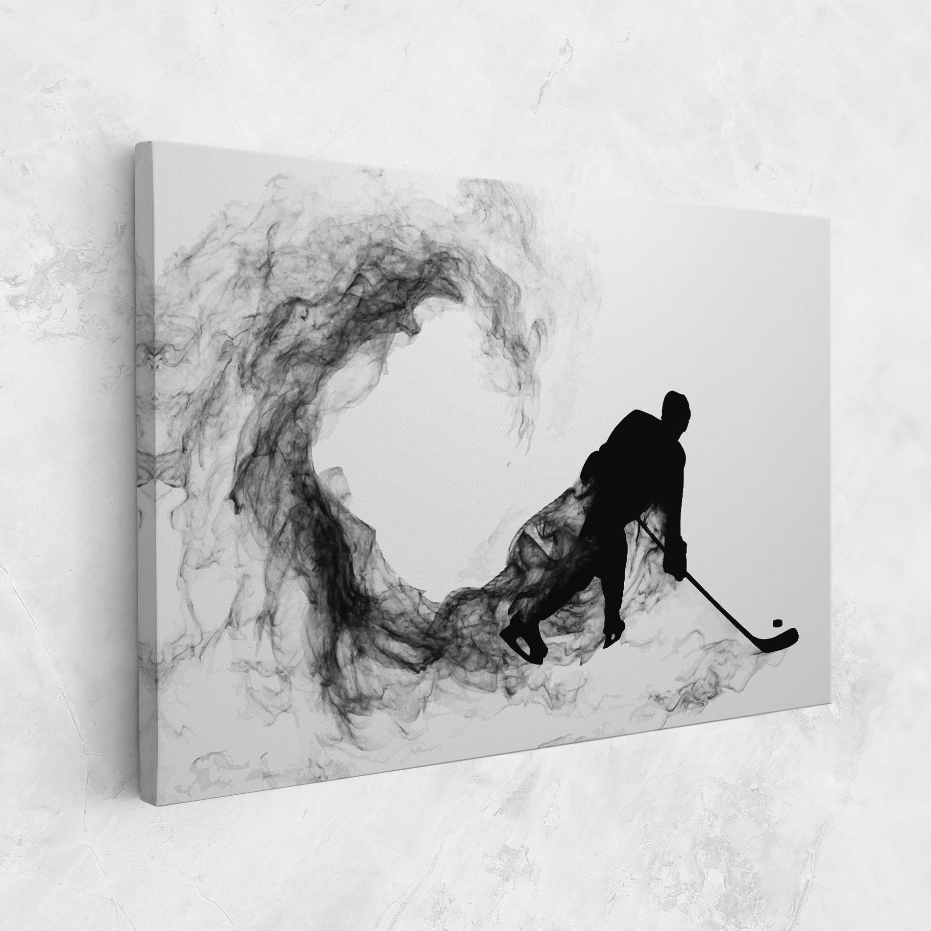 Obraz na Płótnie Hockey Smoke mockup 1