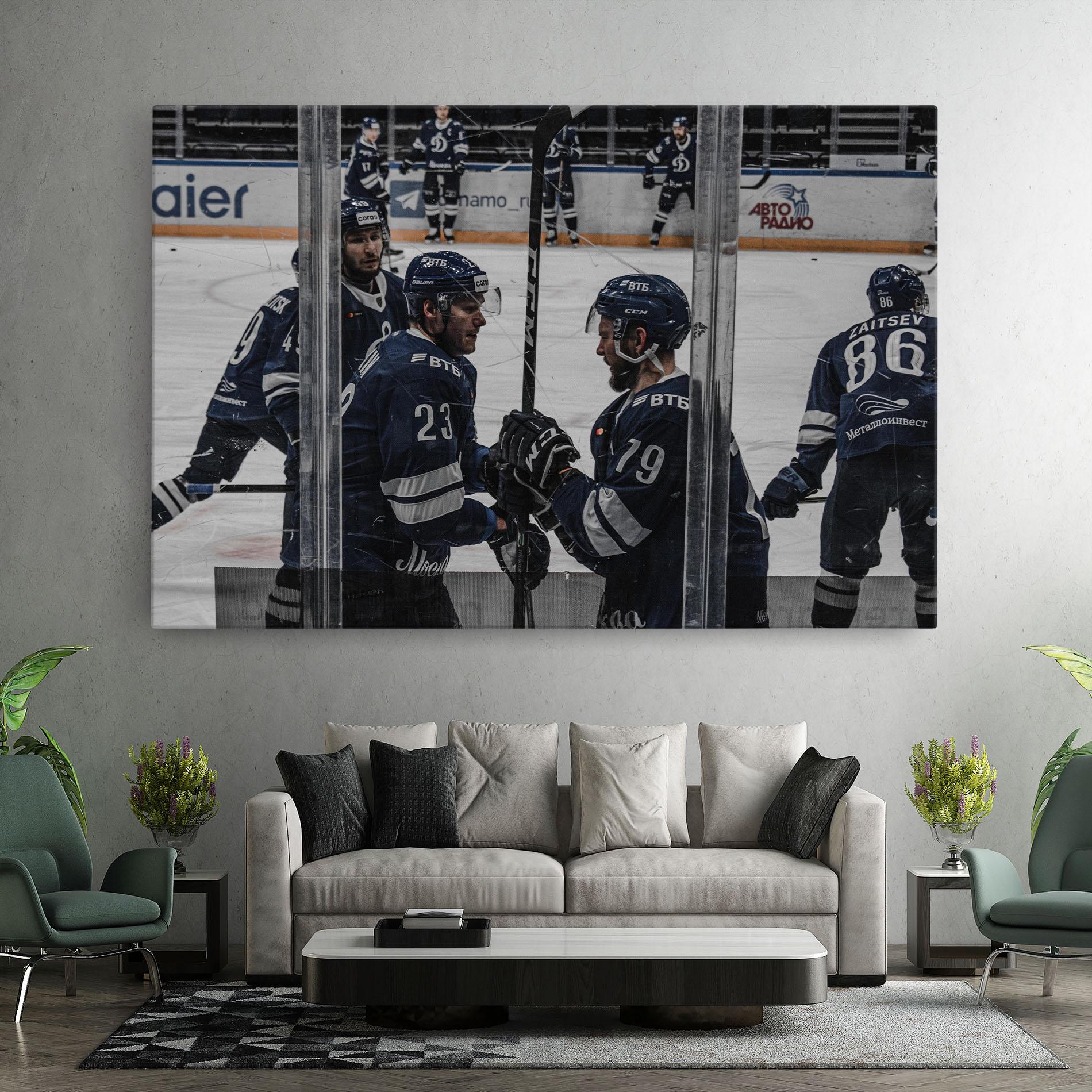 Obraz na Płótnie Hockey Players mockup 7
