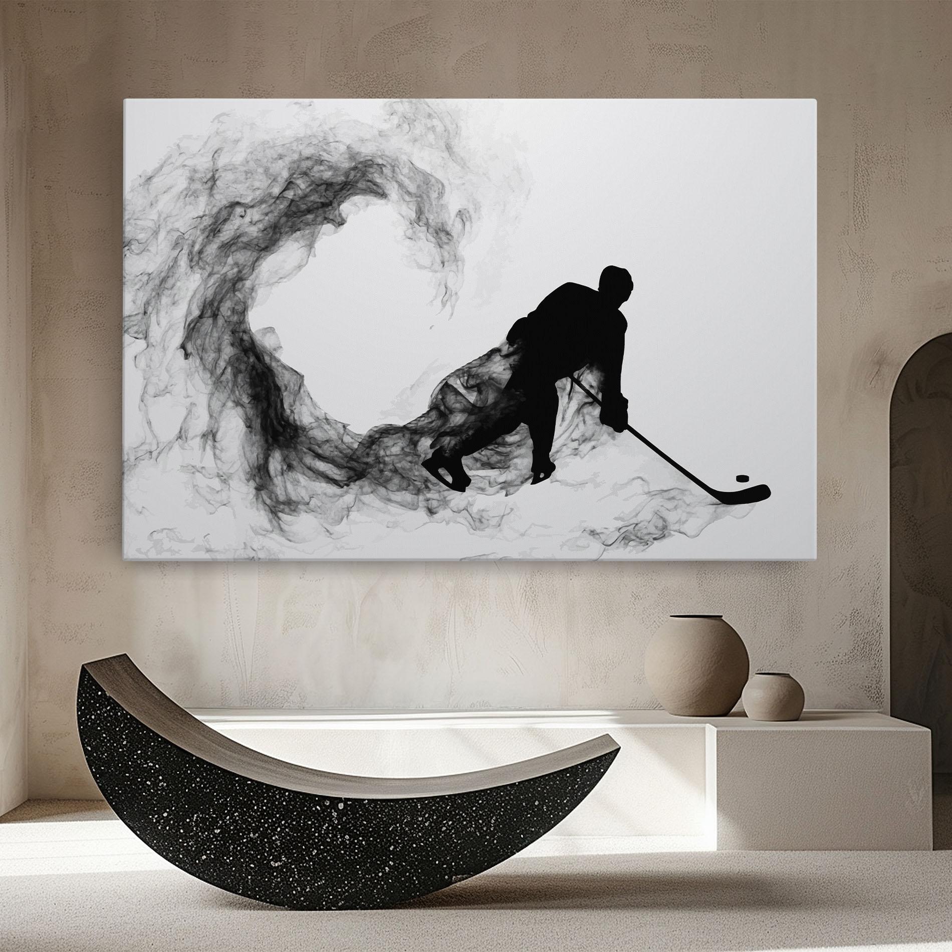 Obraz na Płótnie Hockey Smoke mockup 8