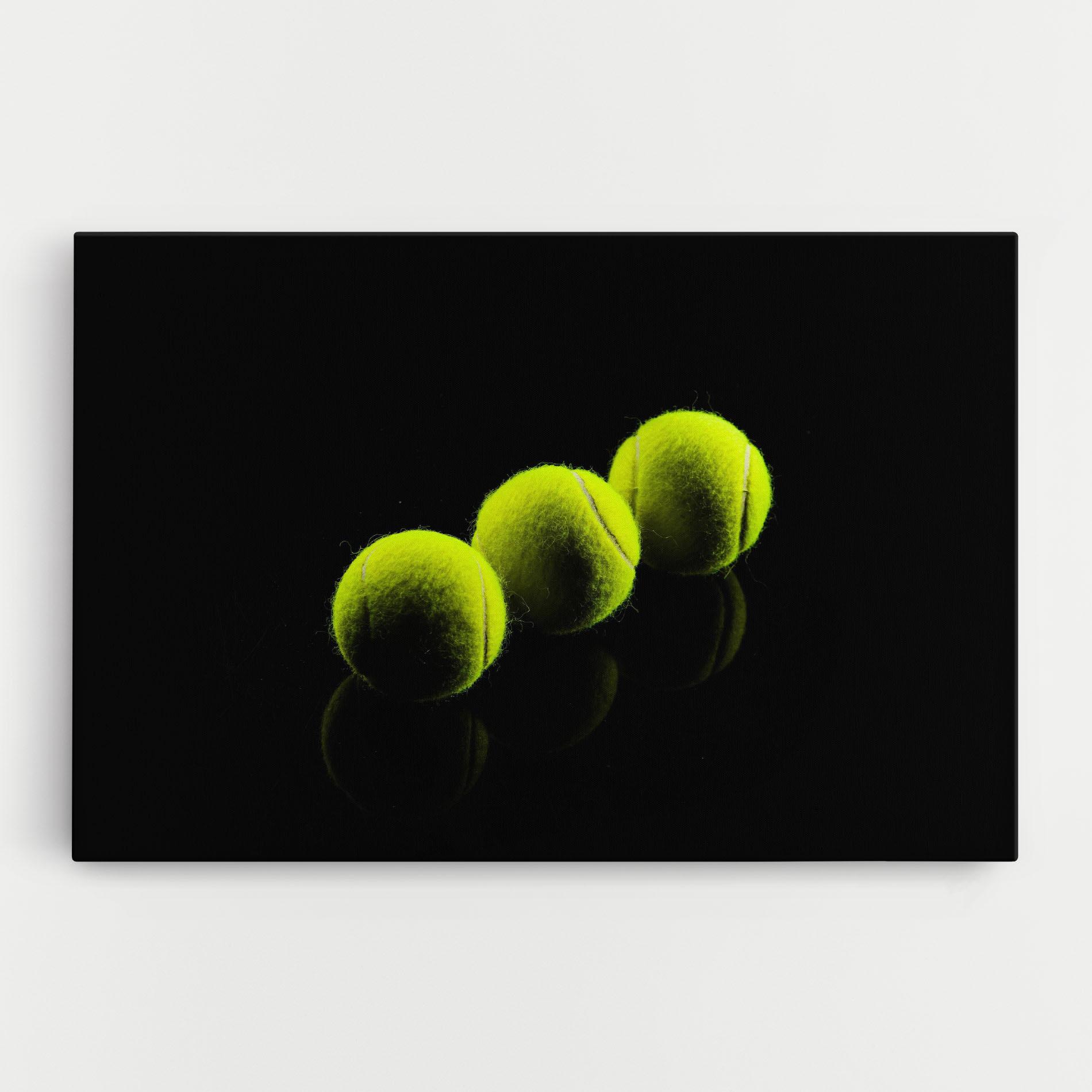 Obraz na Płótnie 3 Tennis Balls mockup 0