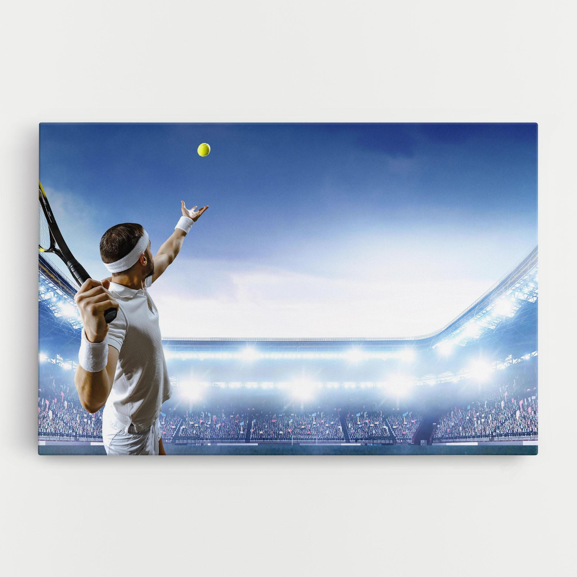 Obraz na Płótnie Stadium Tennis Player mockup 0