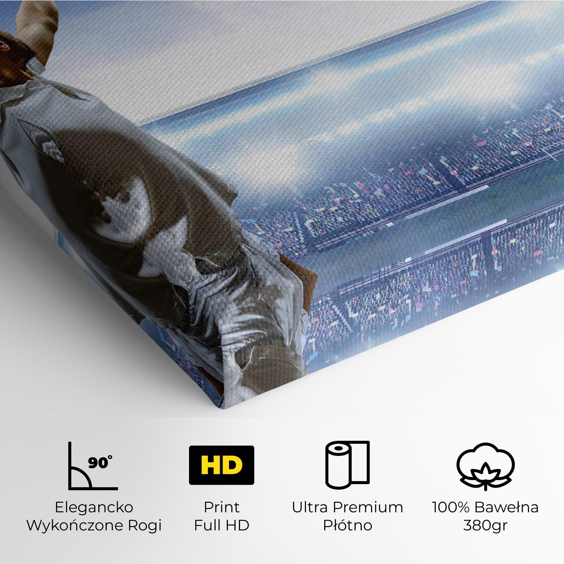 Obraz na Płótnie Stadium Tennis Player mockup 4