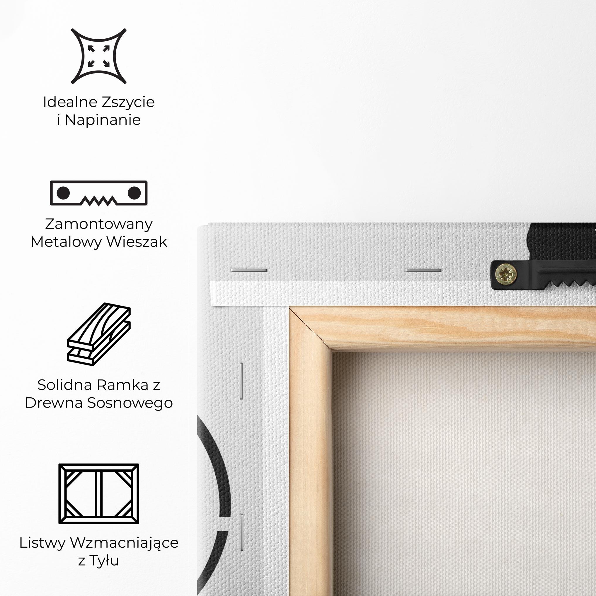 Obraz na Płótnie Black Tennis Circle mockup 5