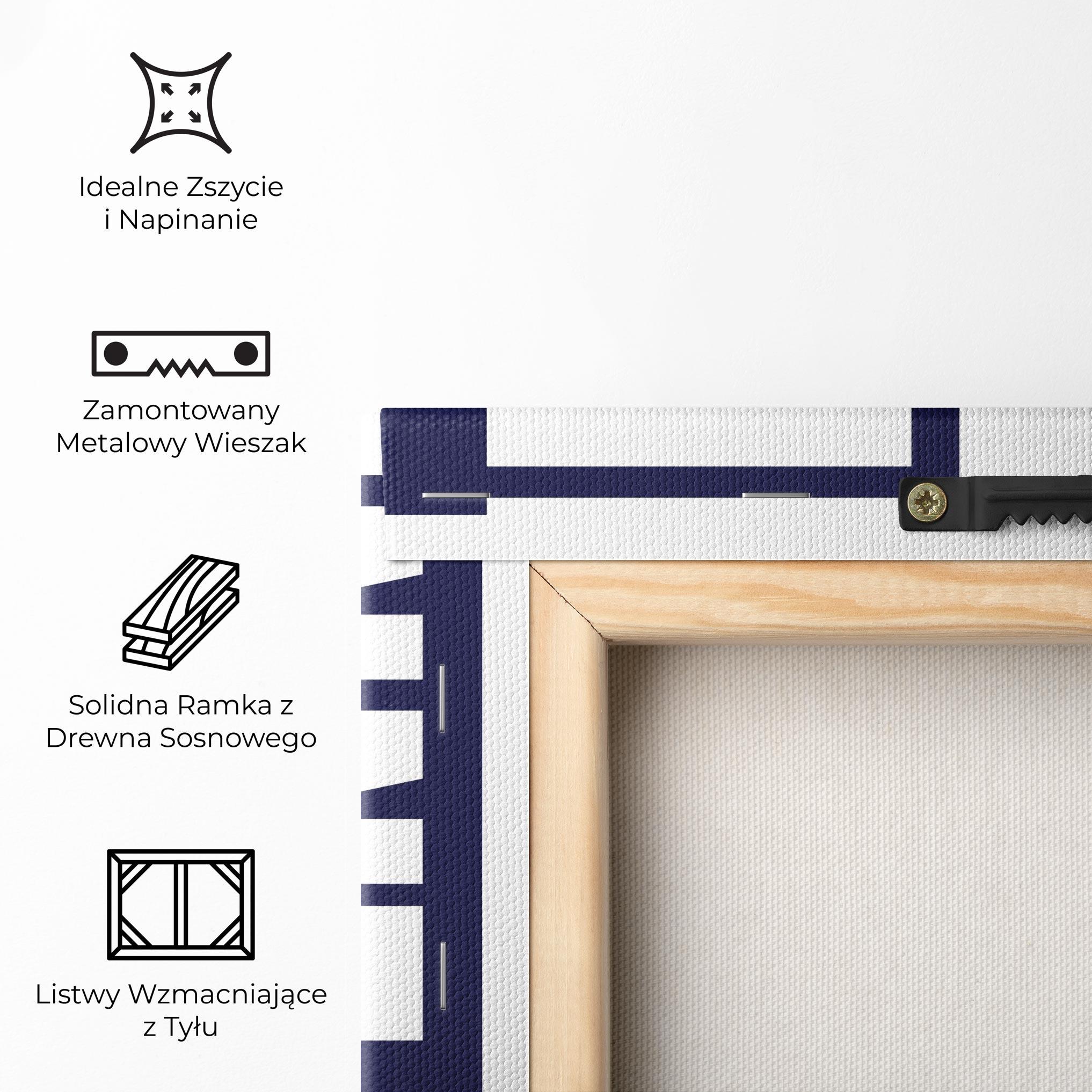 Obraz na Płótnie Orange Tennis Player mockup 5