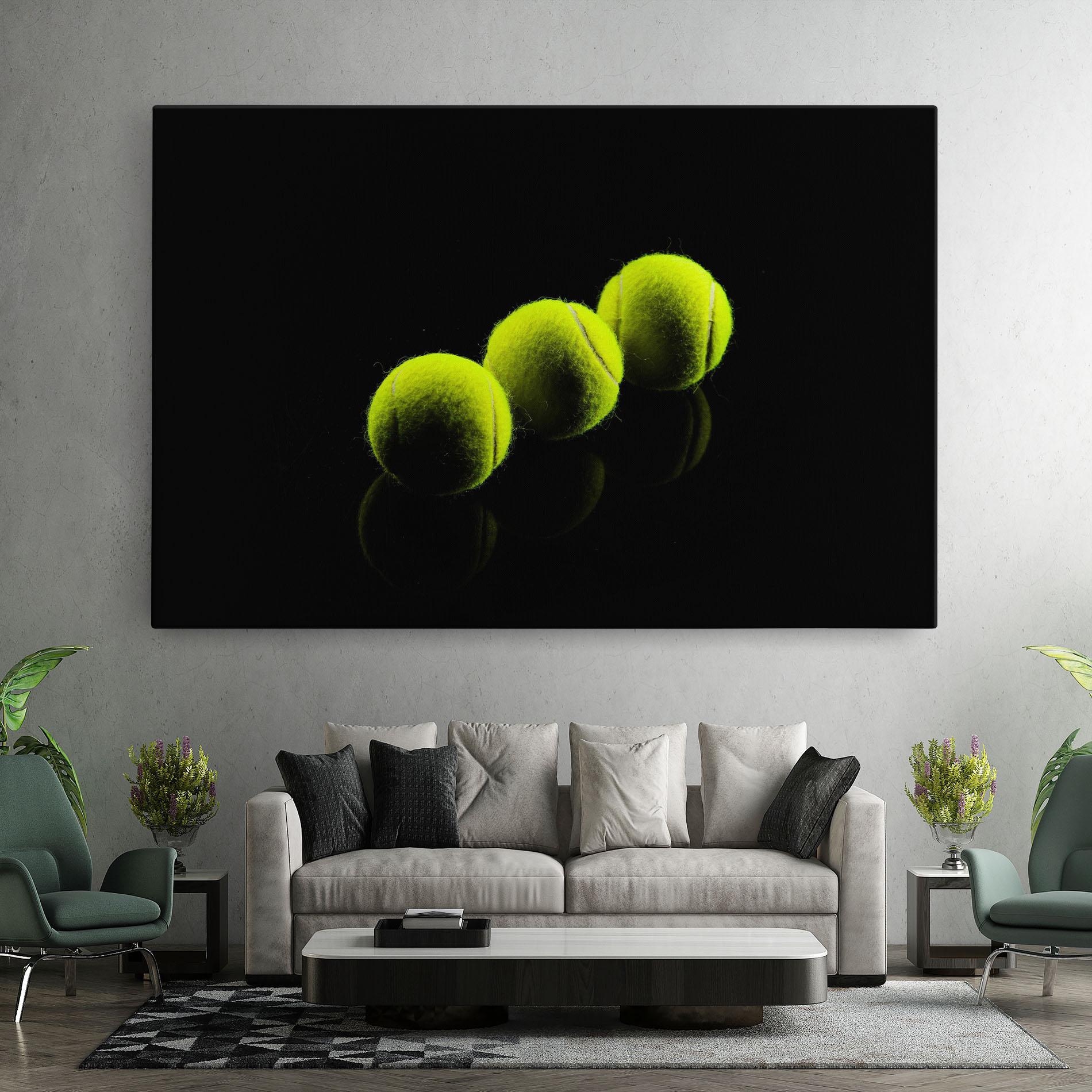Obraz na Płótnie 3 Tennis Balls mockup 7
