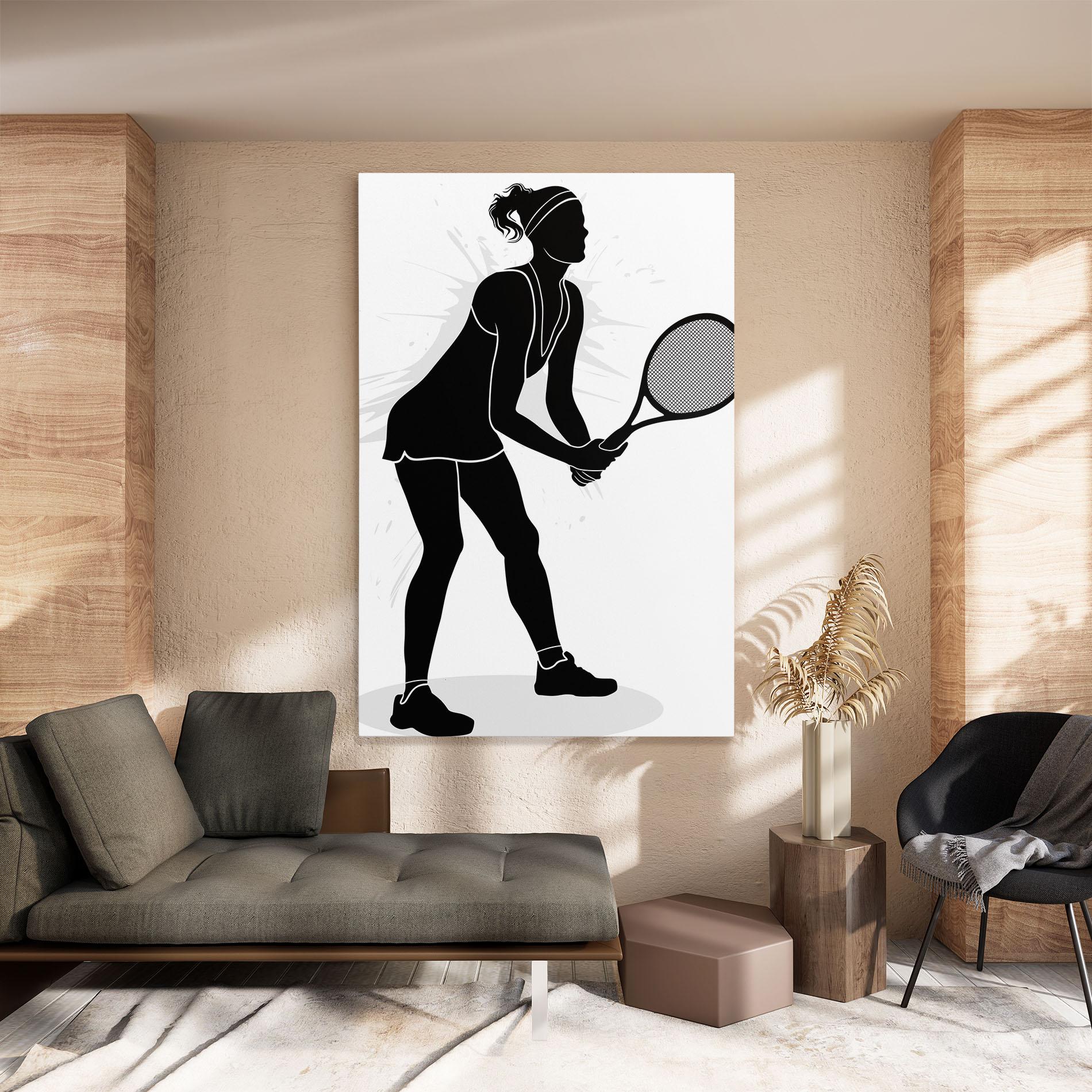 Obraz na Płótnie Female Tennis Player mockup 8