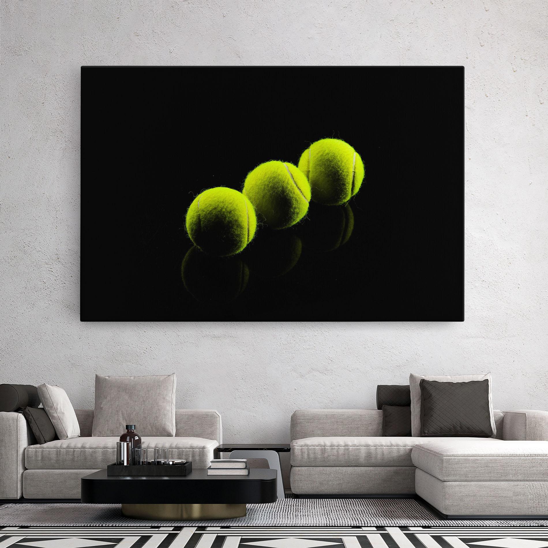 Obraz na Płótnie 3 Tennis Balls mockup 2