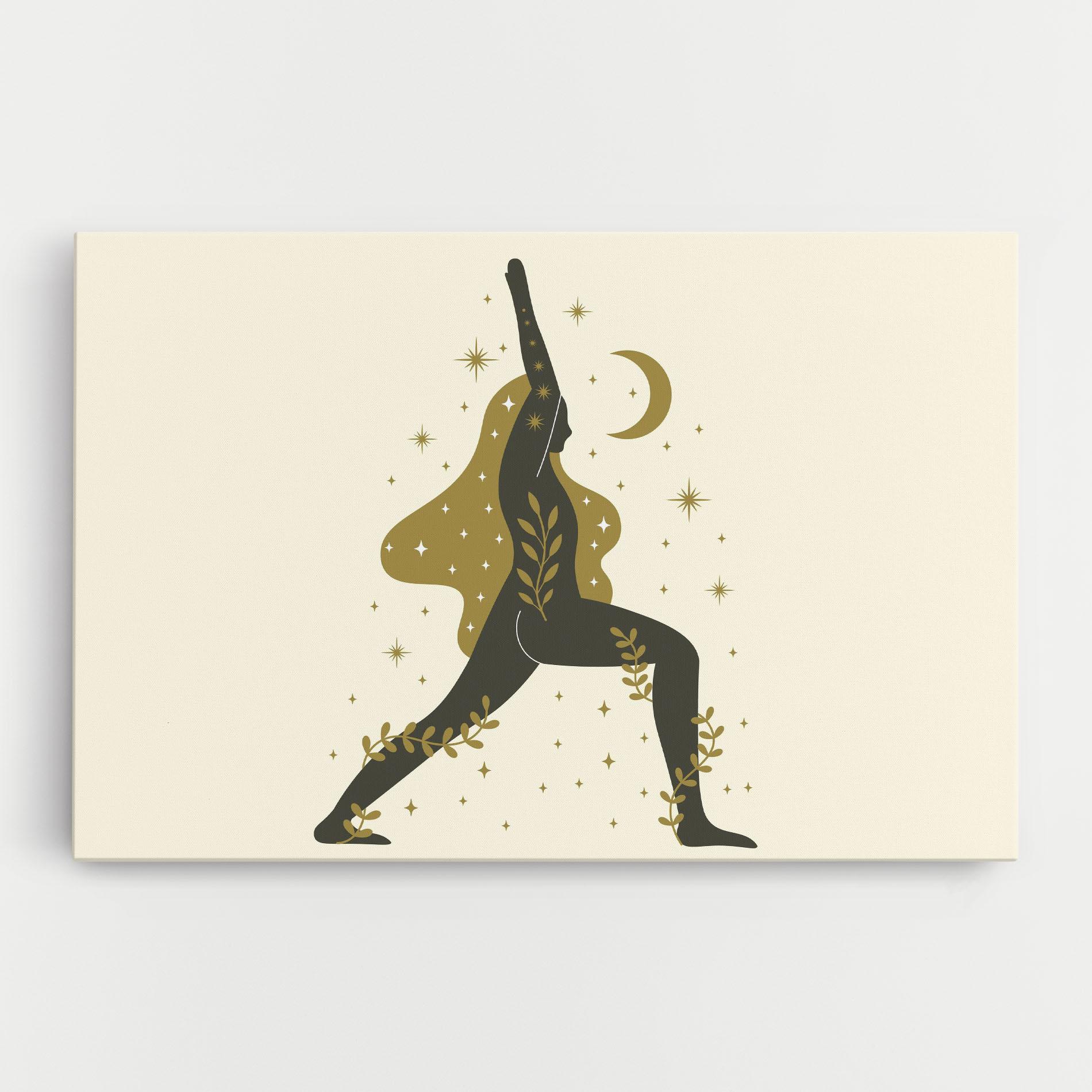 Obraz na Płótnie Chandrasana mockup 0