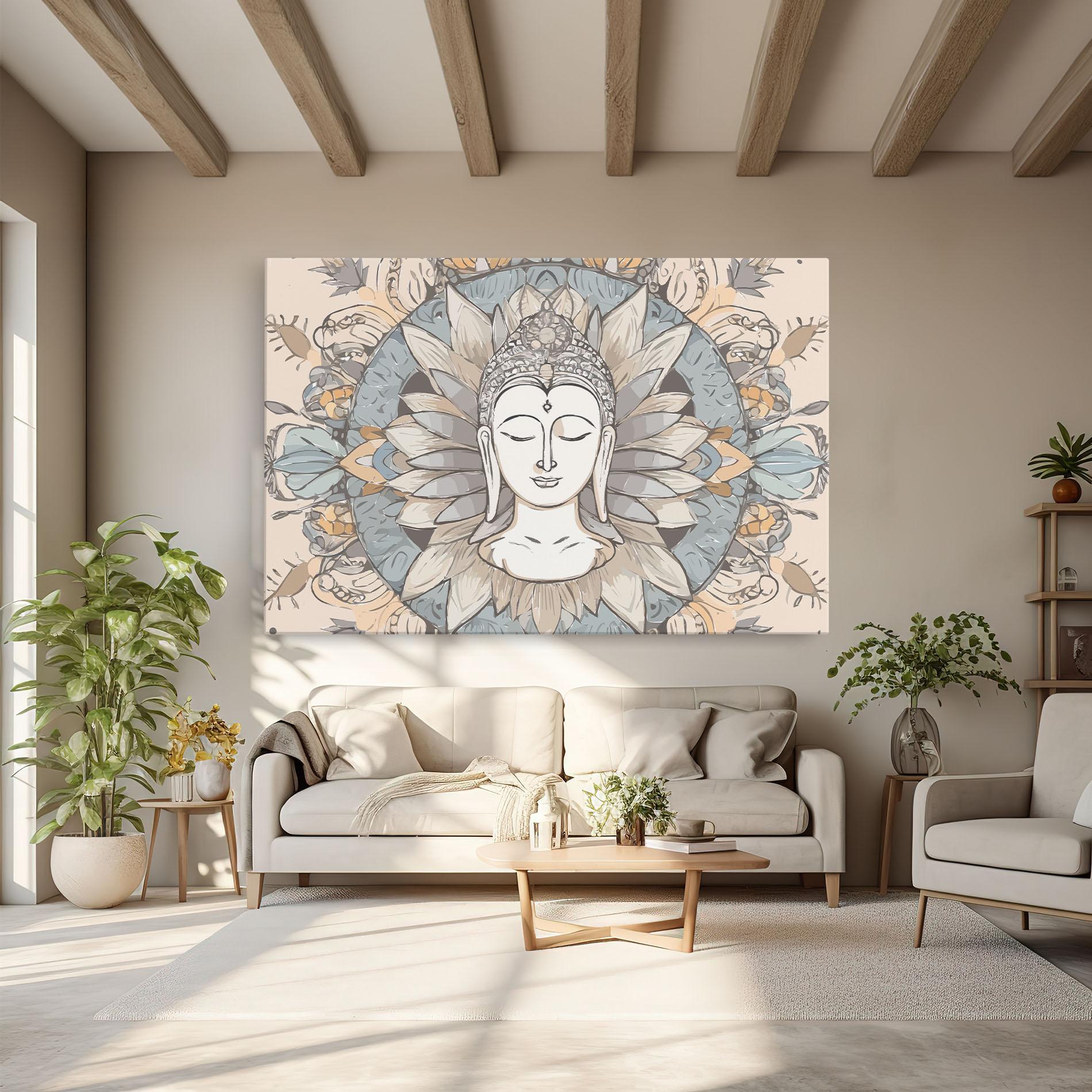 Obraz na Płótnie Boho Element mockup 6