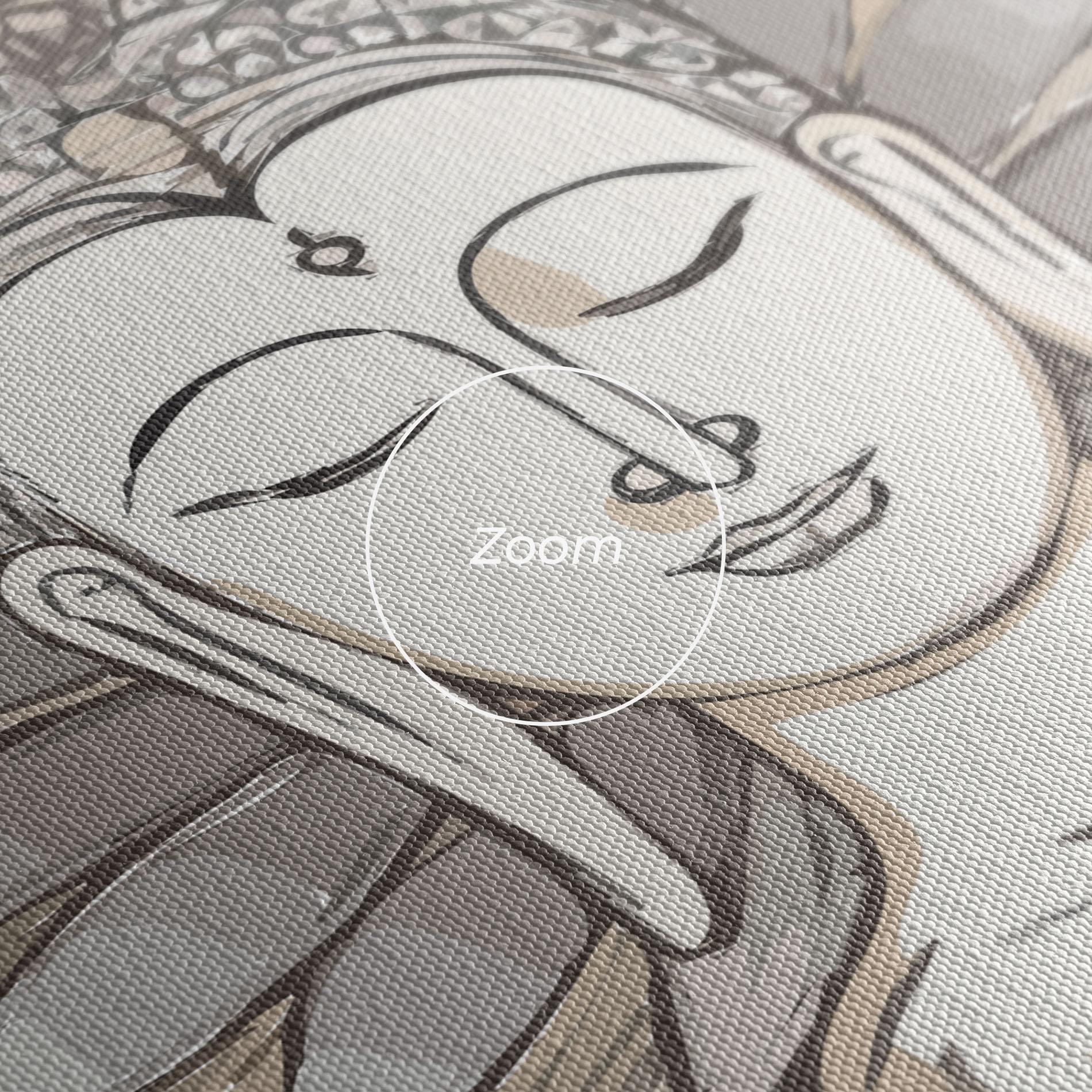 Obraz na Płótnie Boho Element mockup 3