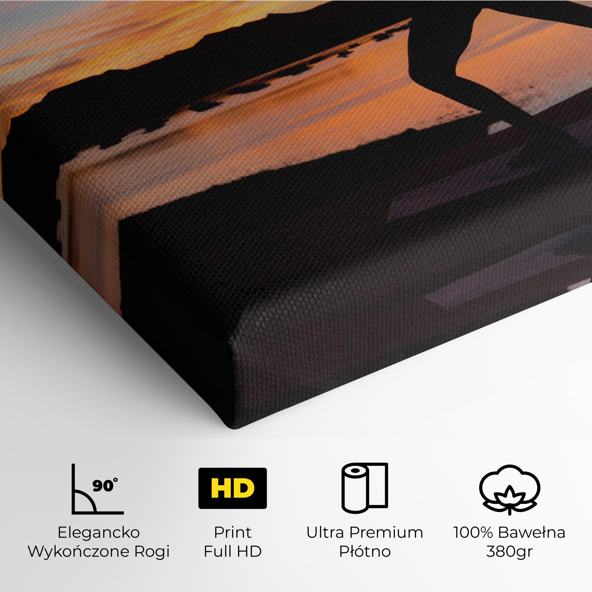 Obraz na Płótnie Morning Yoga mockup 4