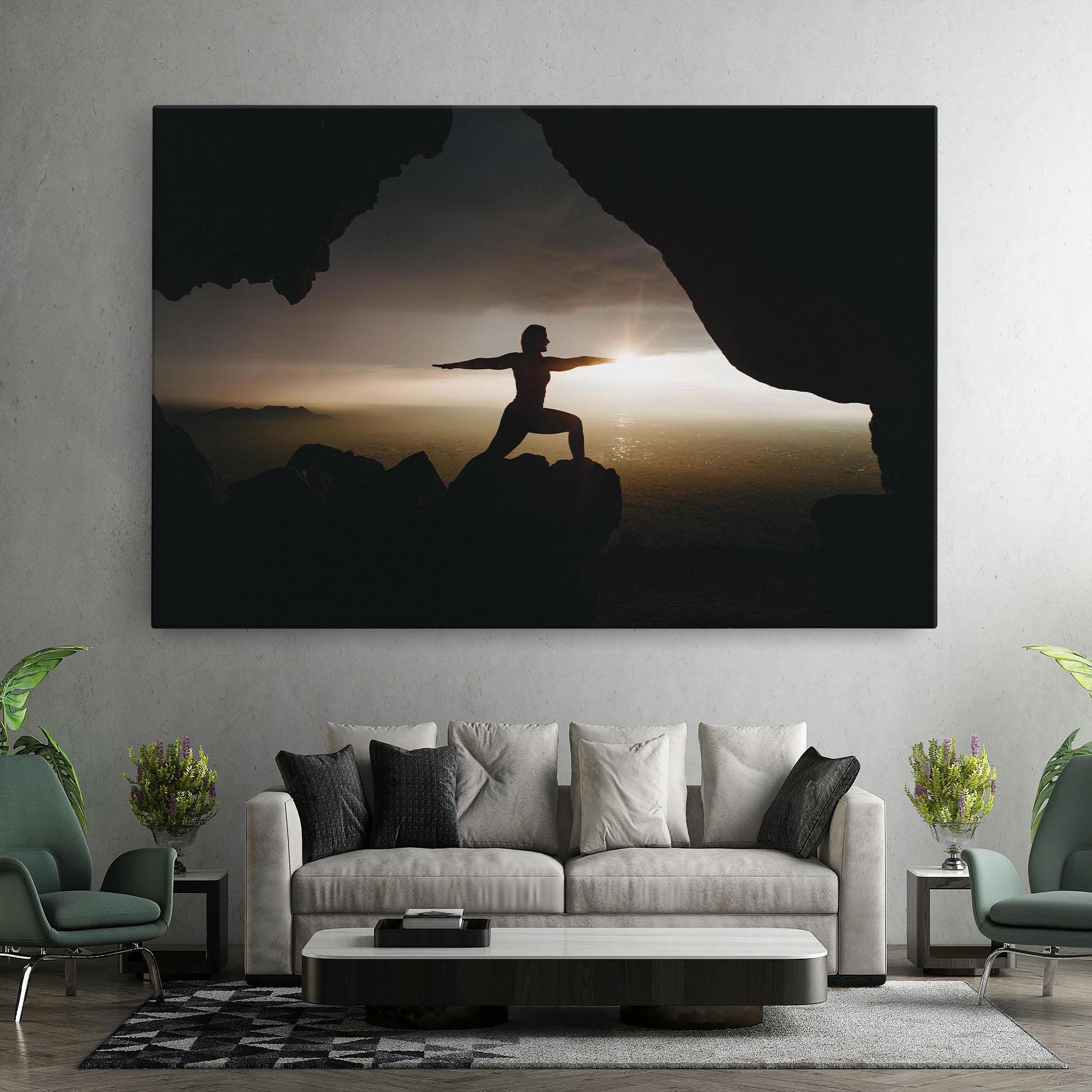 Obraz na Płótnie Harmony Hues mockup 7