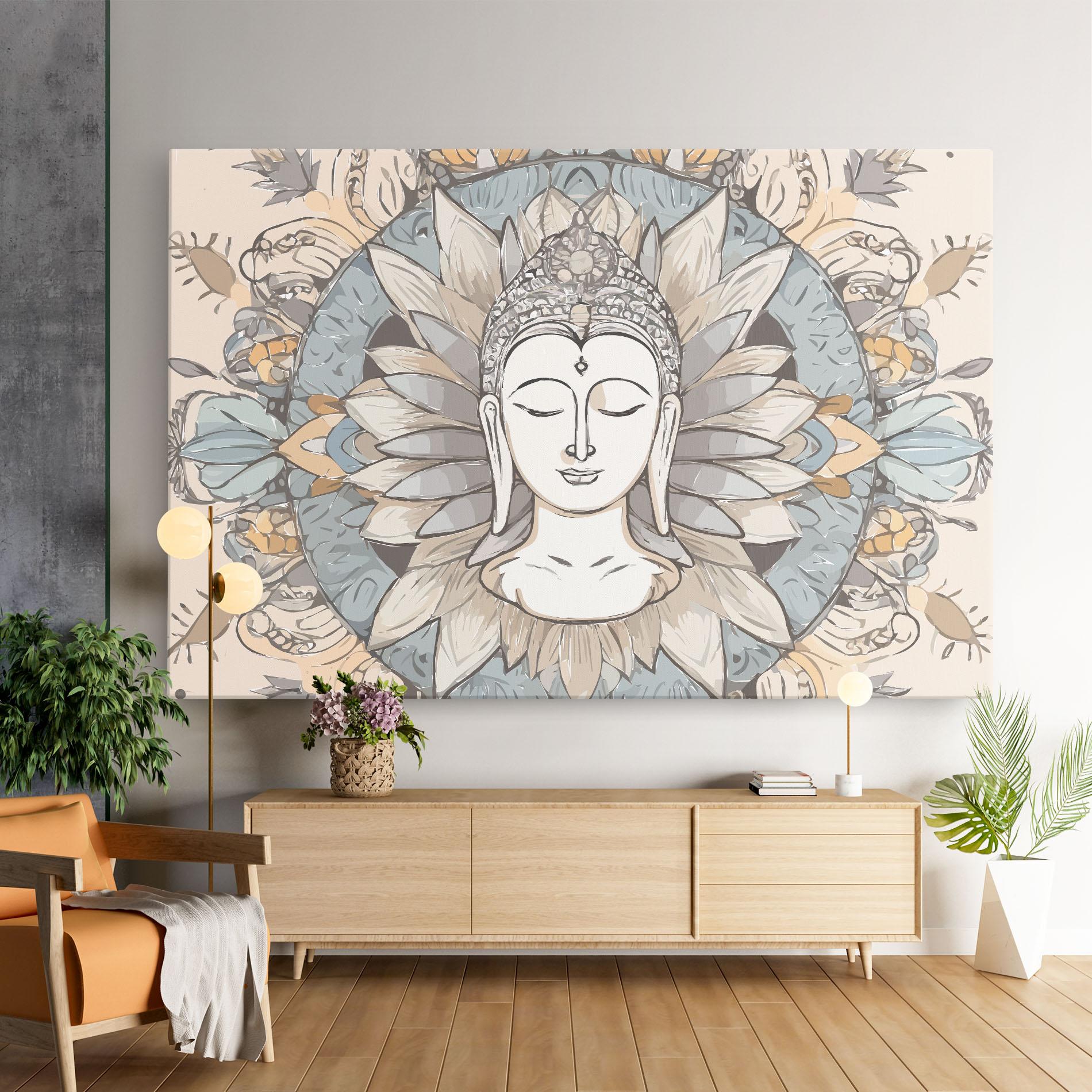 Obraz na Płótnie Boho Element mockup 9