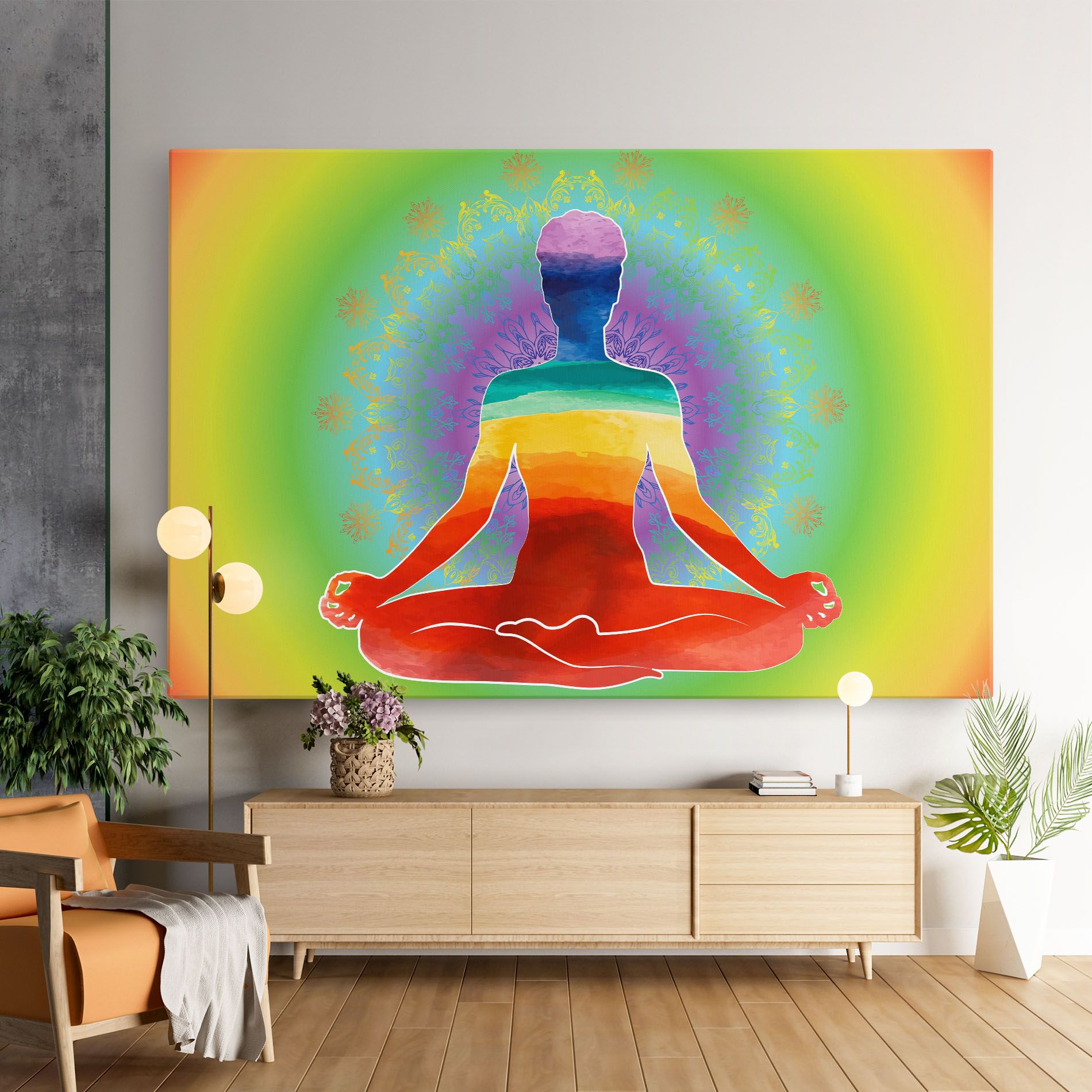 Rainbow Yoga mockup 9