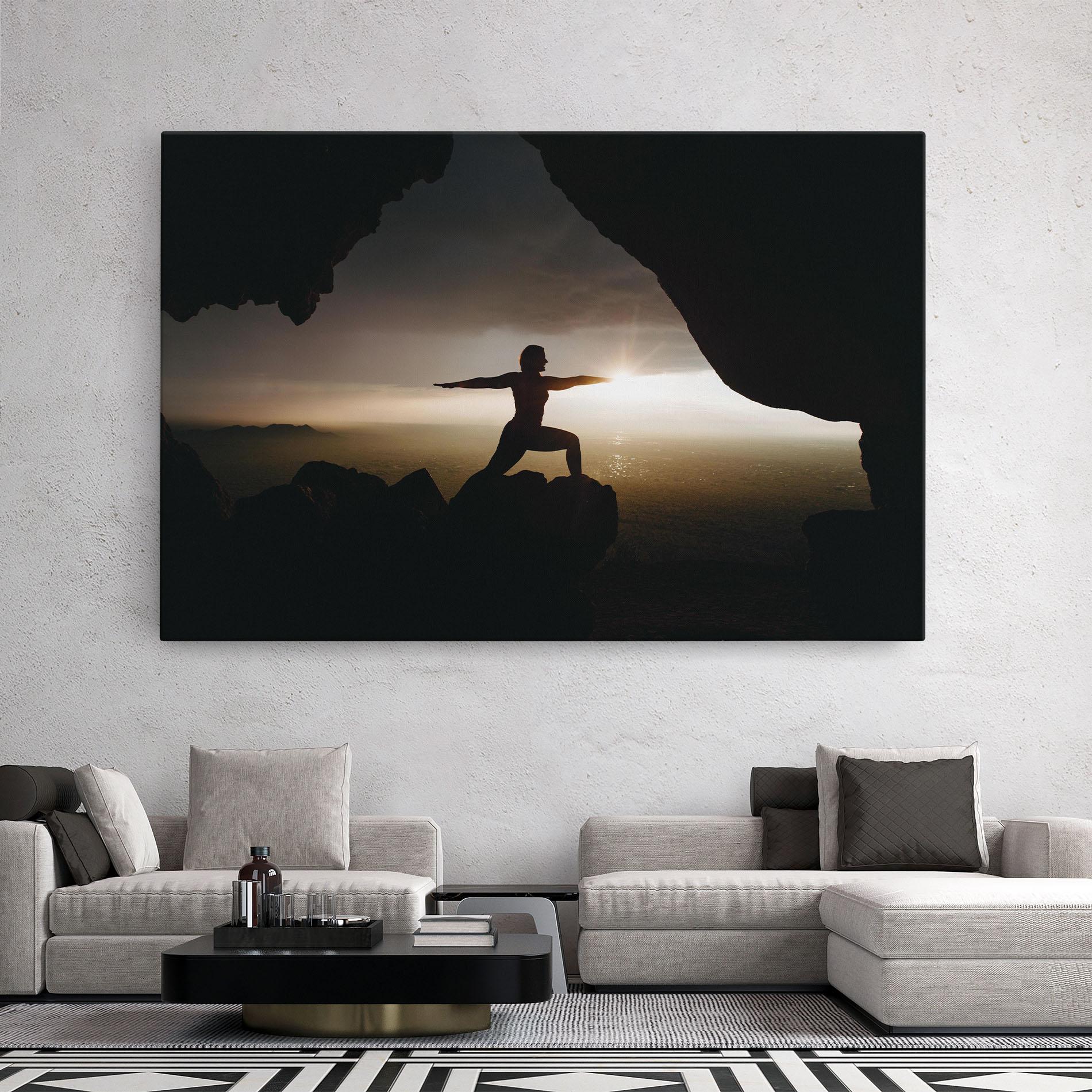 Obraz na Płótnie Harmony Hues mockup 2