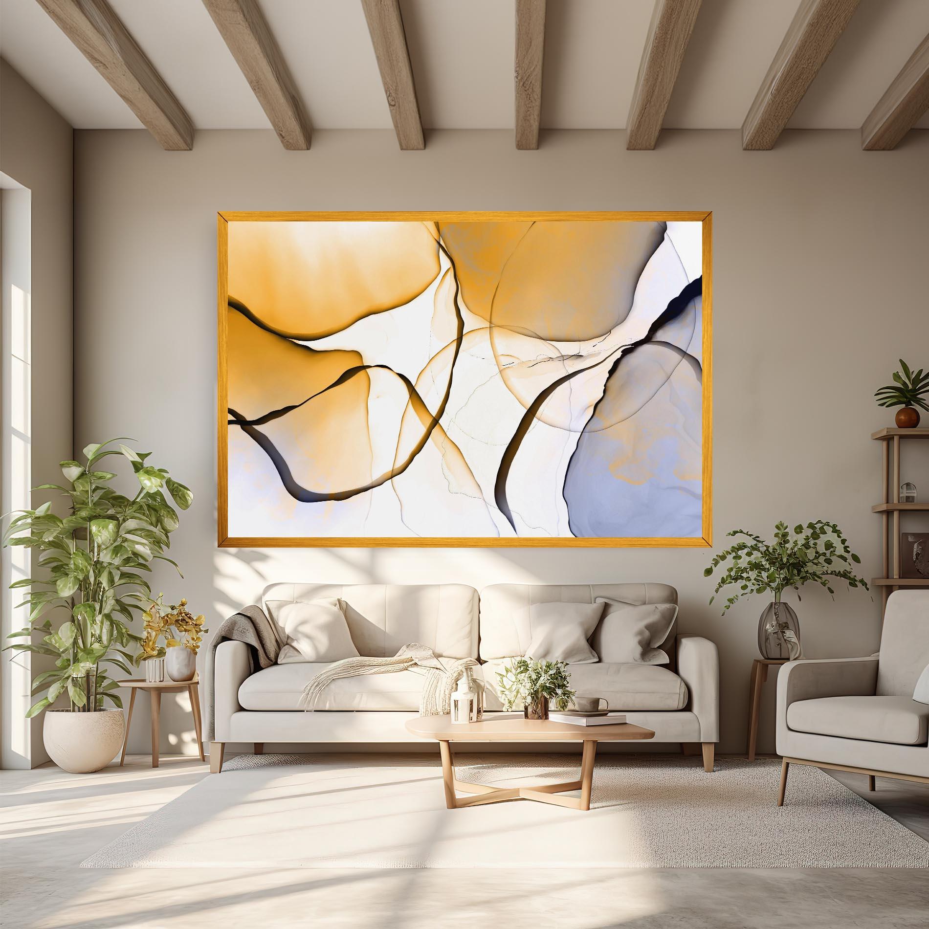 Obraz na Płótnie Abstract Alcohol Ink mockup 6