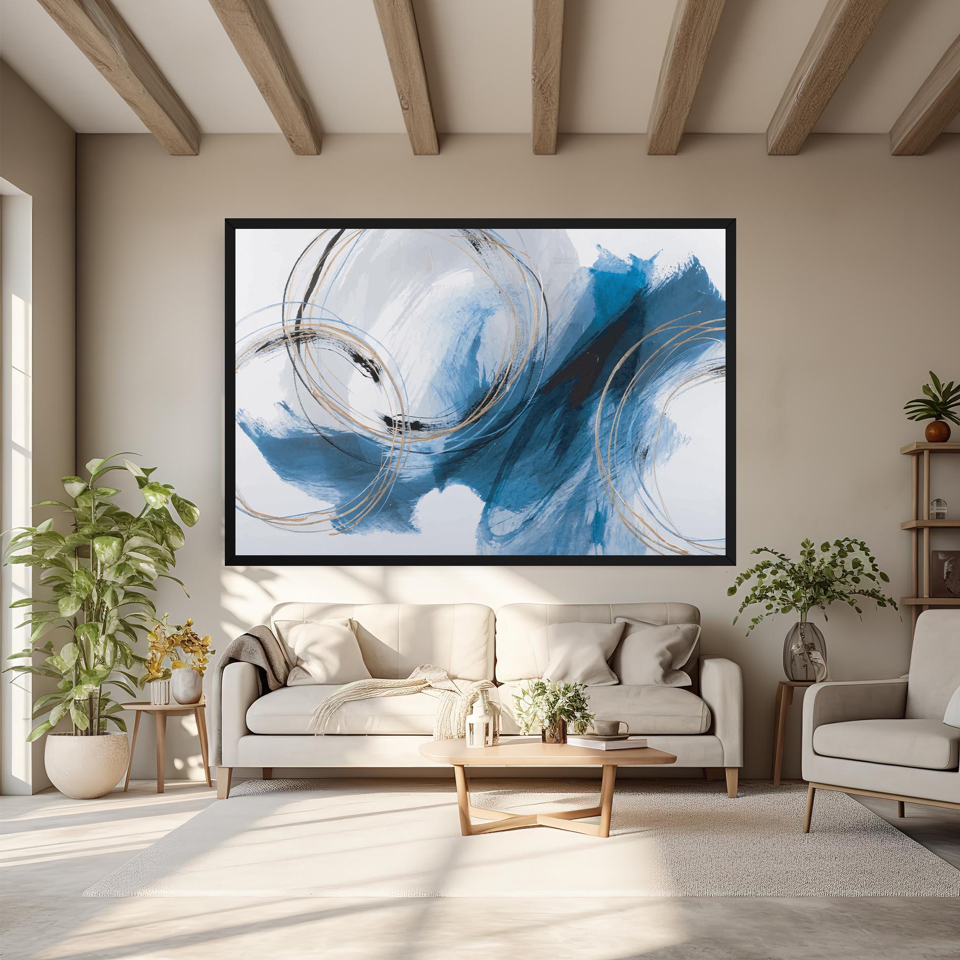 Obraz na Płótnie Beautiful Abstract Painting mockup 6