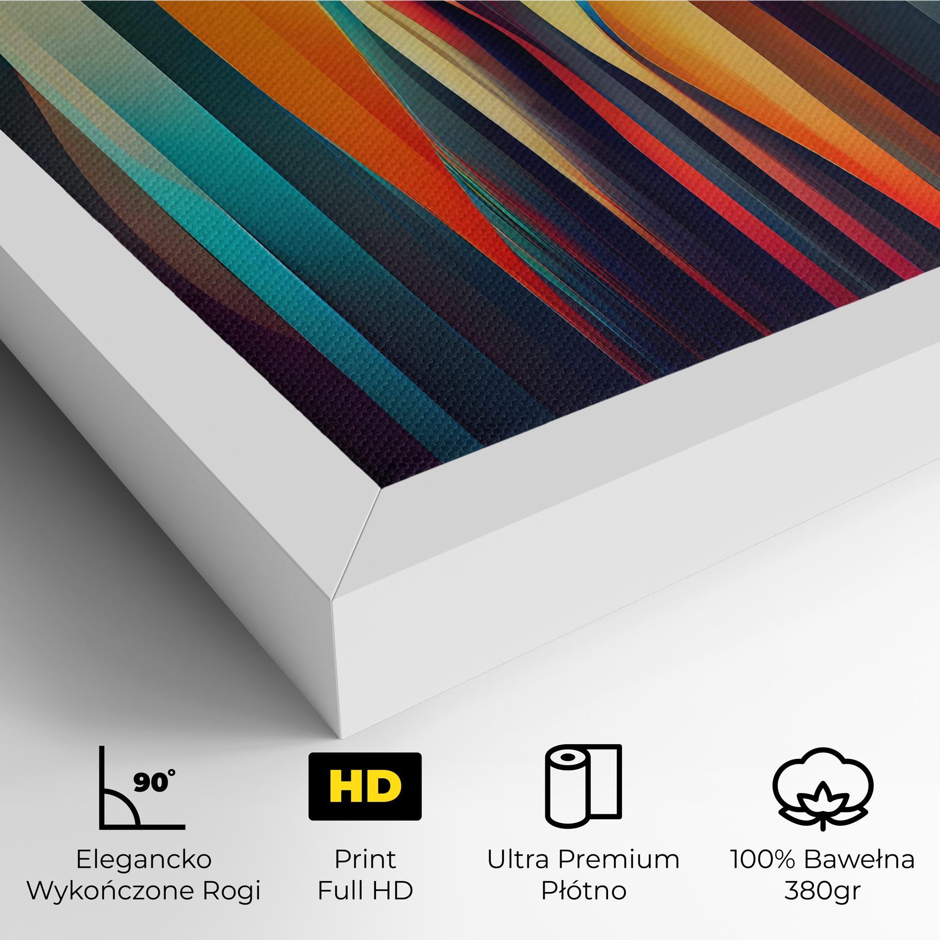 Obraz na Płótnie Colorful Geometric Background mockup 4