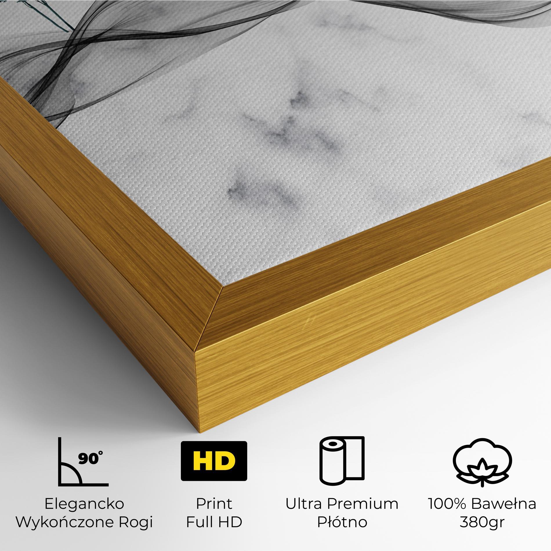 Obraz na Płótnie Abstract Golden Landscape 1 mockup 4