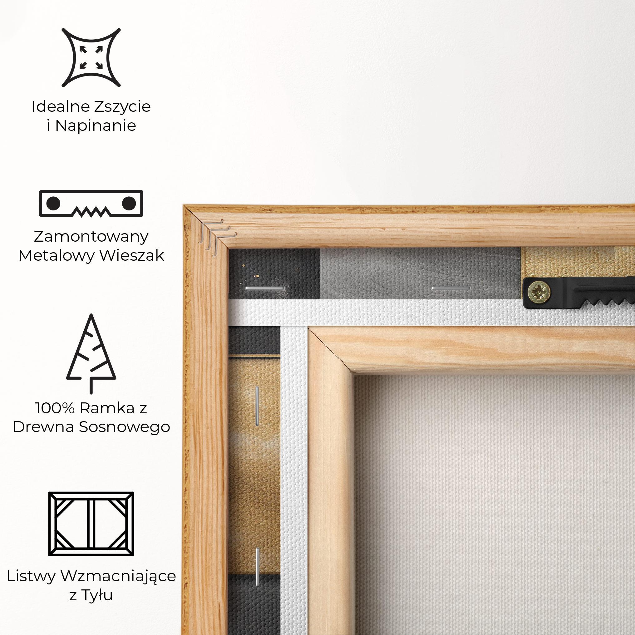 Obraz na Płótnie Abstract Gold Square mockup 5