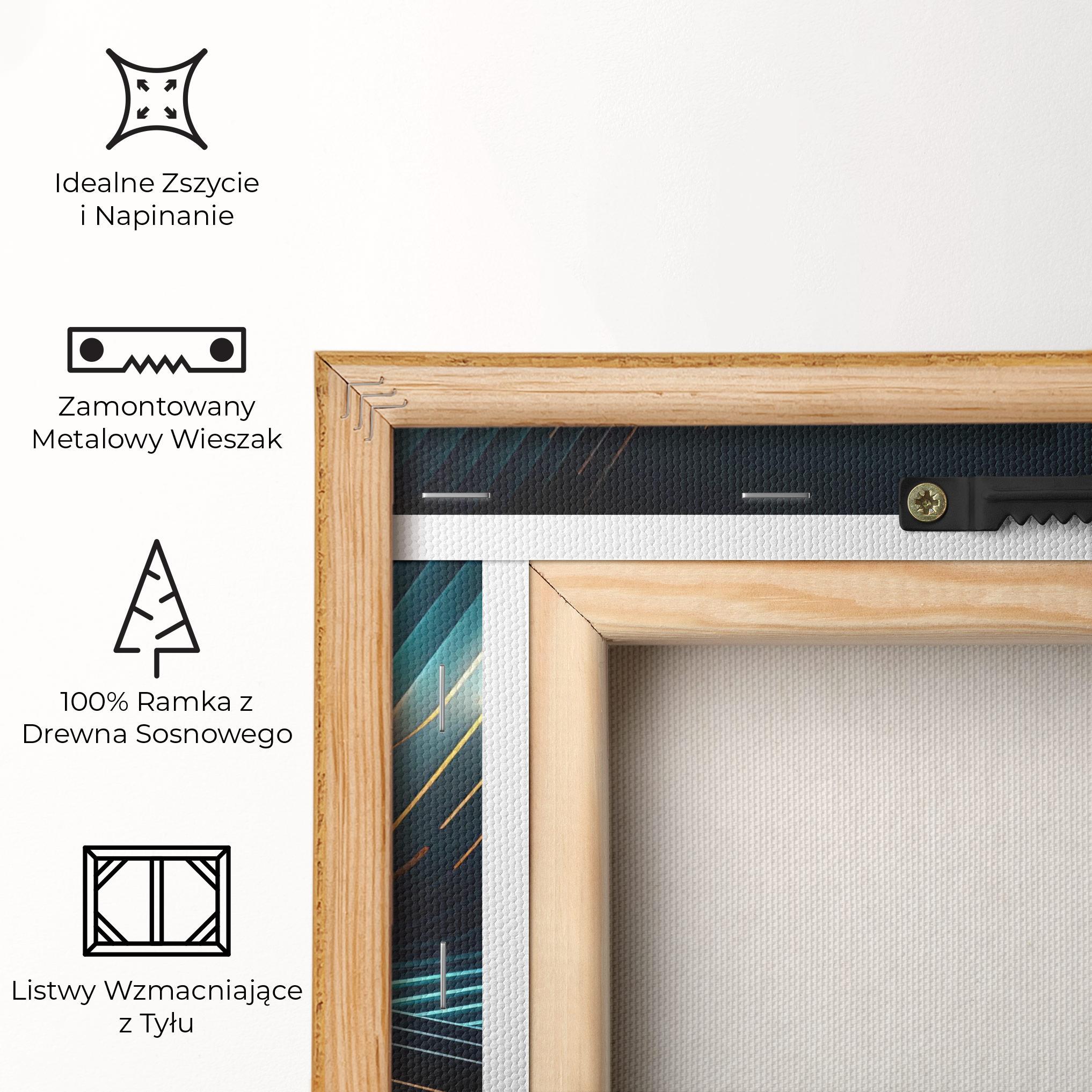 Obraz na Płótnie Futuristic Background mockup 5