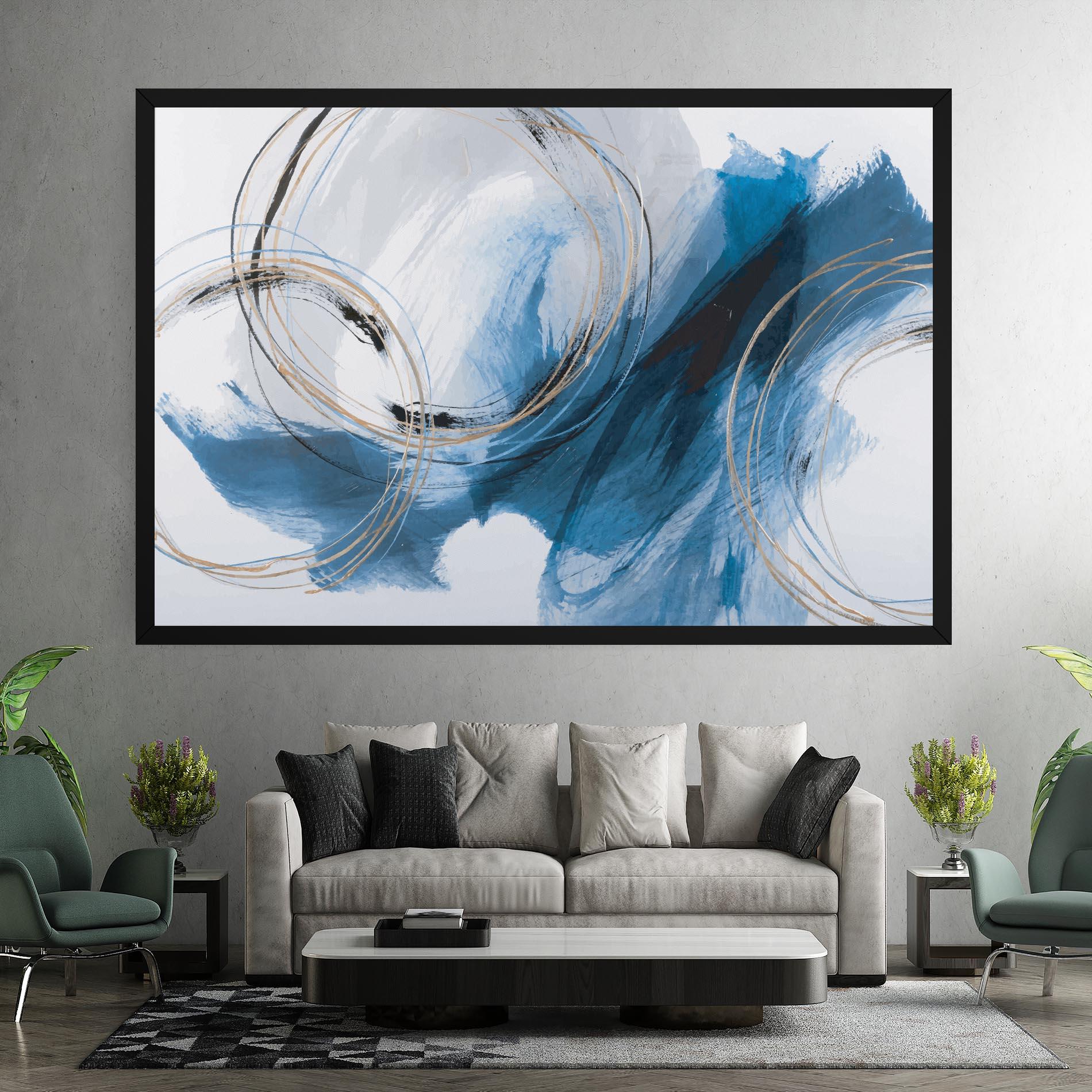 Obraz na Płótnie Beautiful Abstract Painting mockup 7