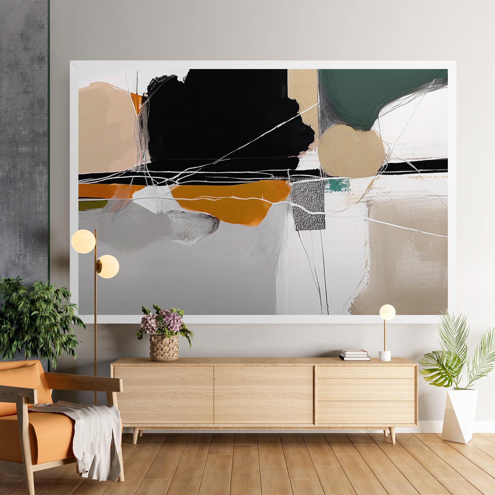 Obraz na Płótnie Abstract Ornament Prints mockup 9