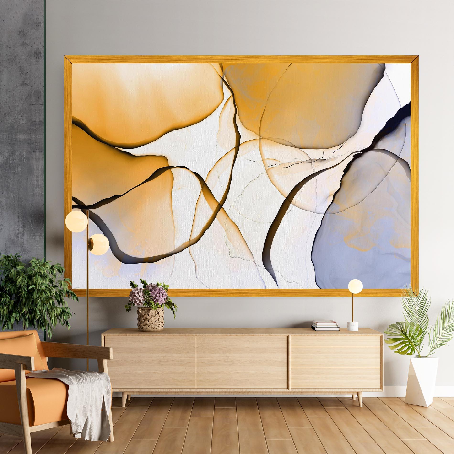 Obraz na Płótnie Abstract Alcohol Ink mockup 9