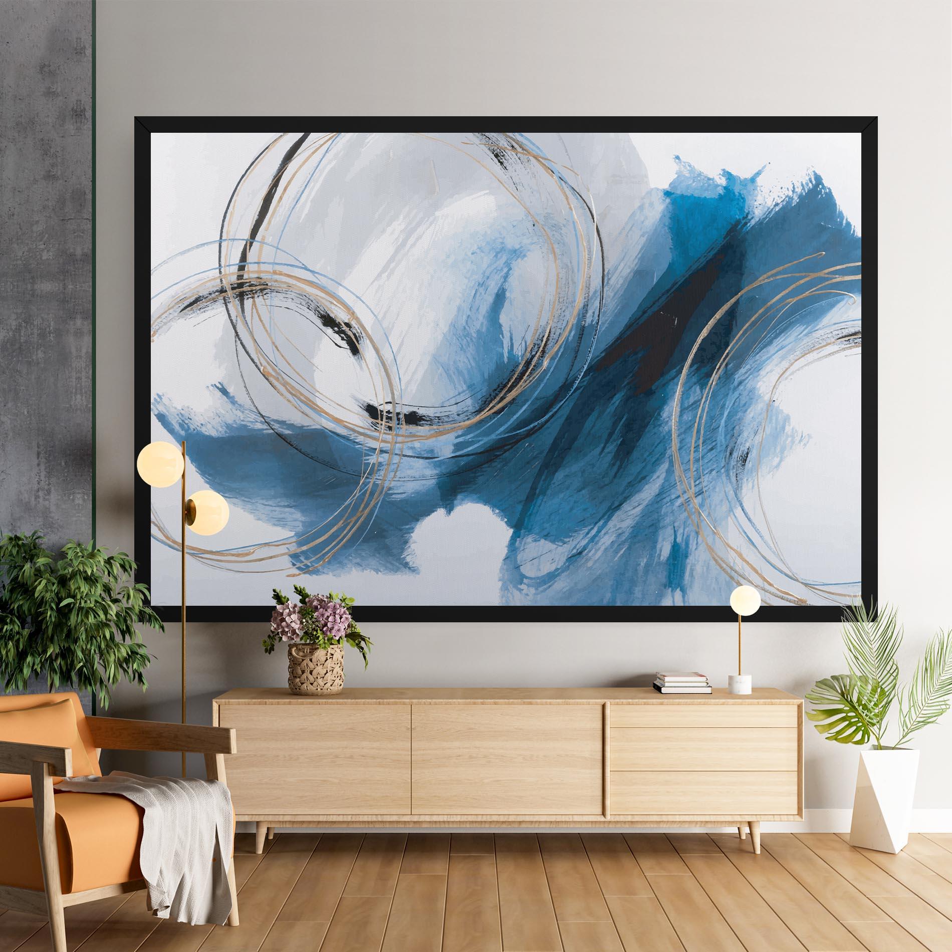 Obraz na Płótnie Beautiful Abstract Painting mockup 9