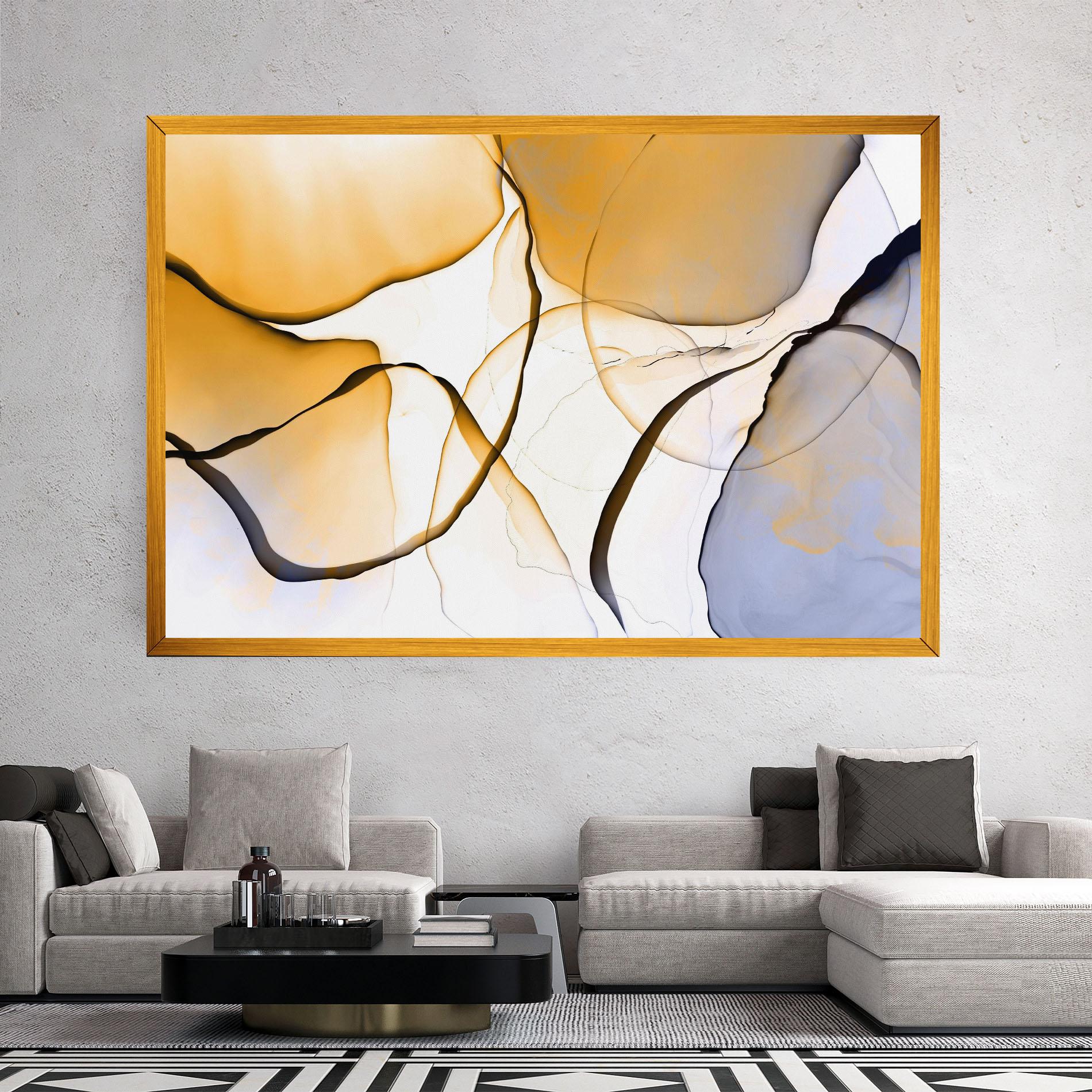 Obraz na Płótnie Abstract Alcohol Ink mockup 2