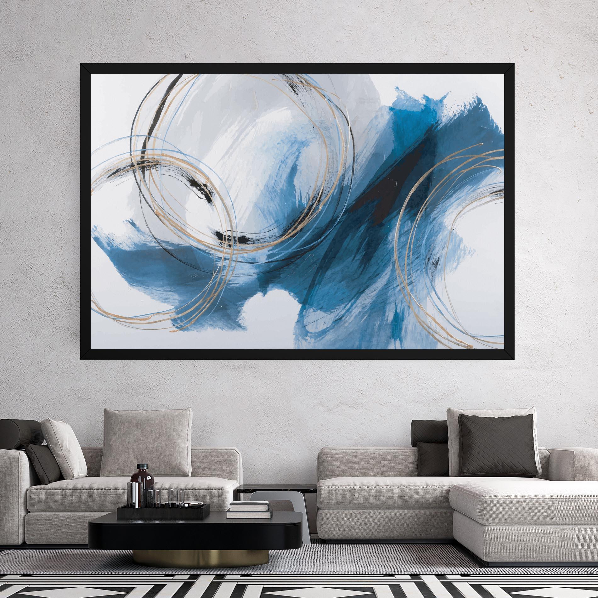 Obraz na Płótnie Beautiful Abstract Painting mockup 2