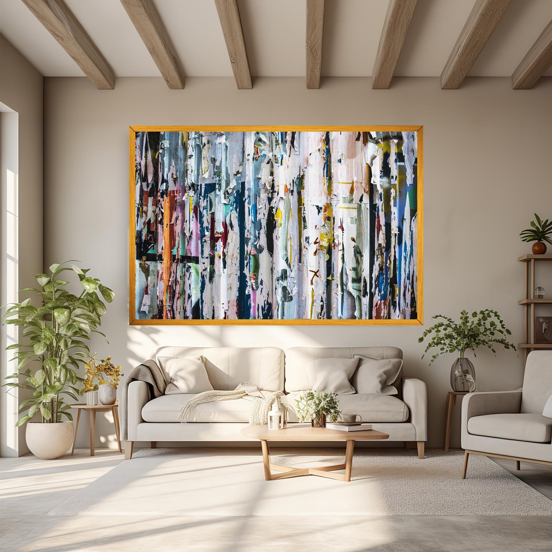 Obraz na Płótnie Abstract Torn Paper mockup 6