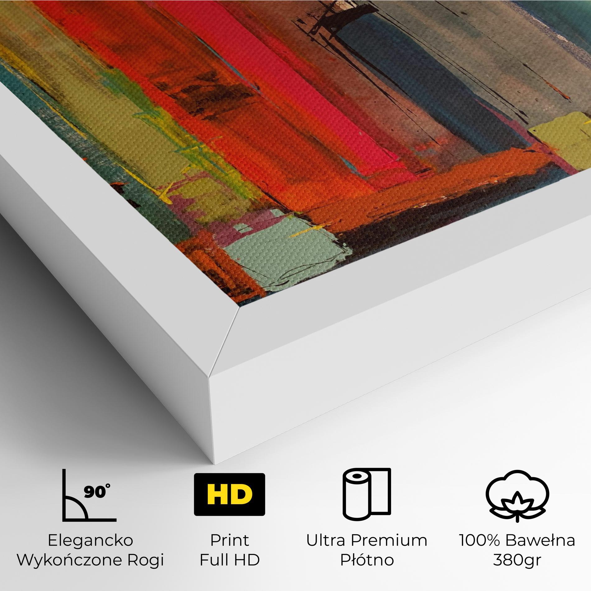 Obraz na Płótnie Abstract Buildings mockup 4