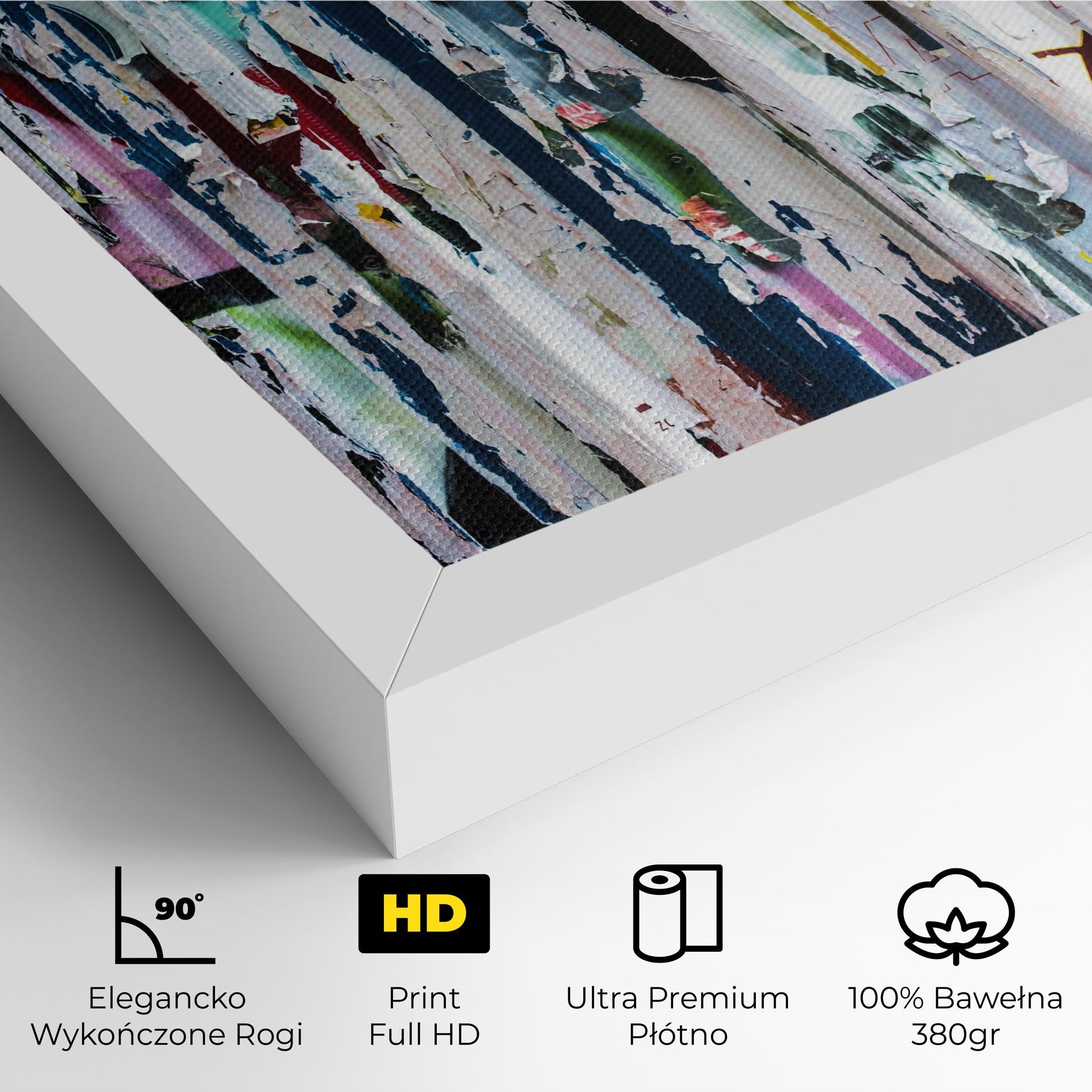 Obraz na Płótnie Abstract Torn Paper mockup 4