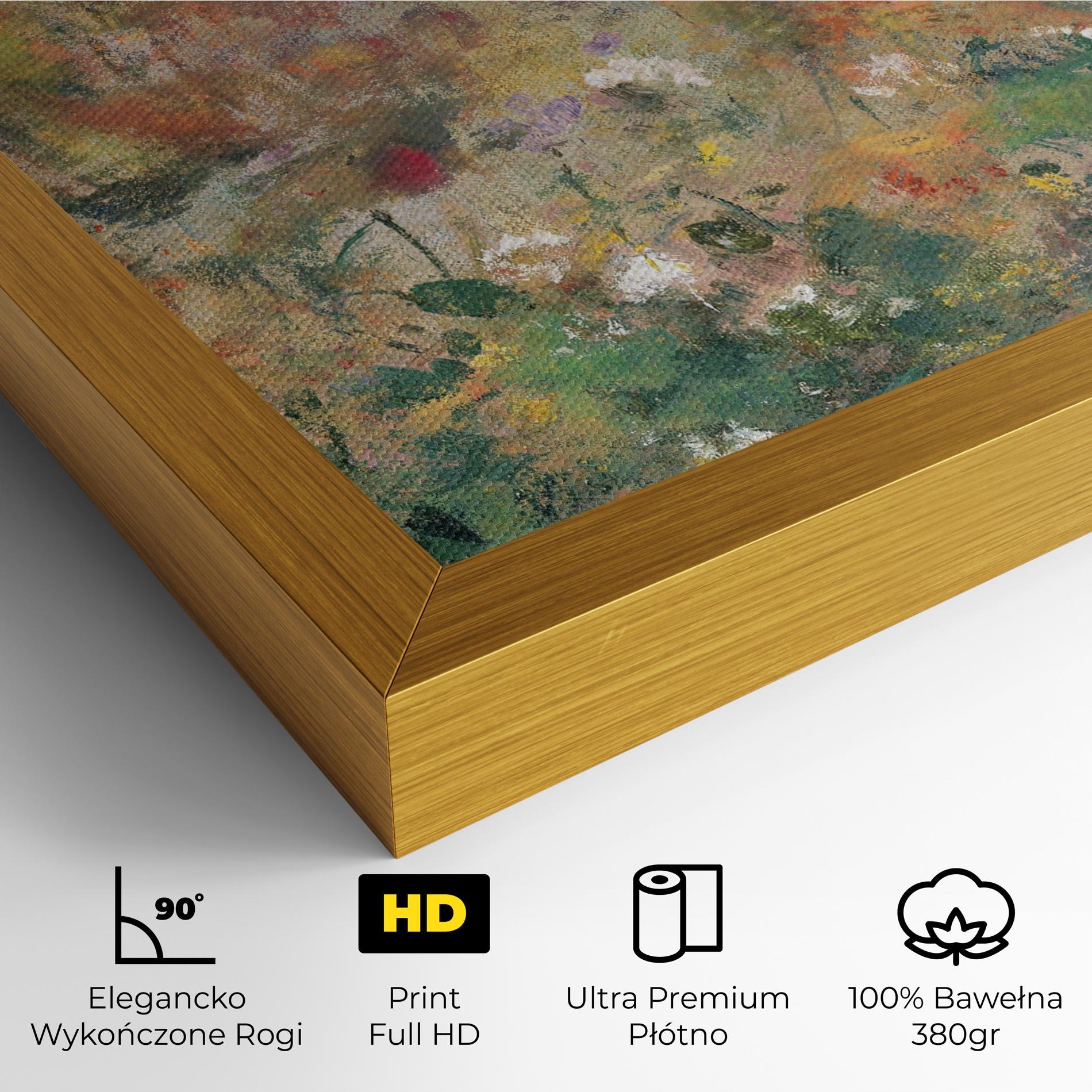 Obraz na Płótnie Abstract Flowers mockup 4