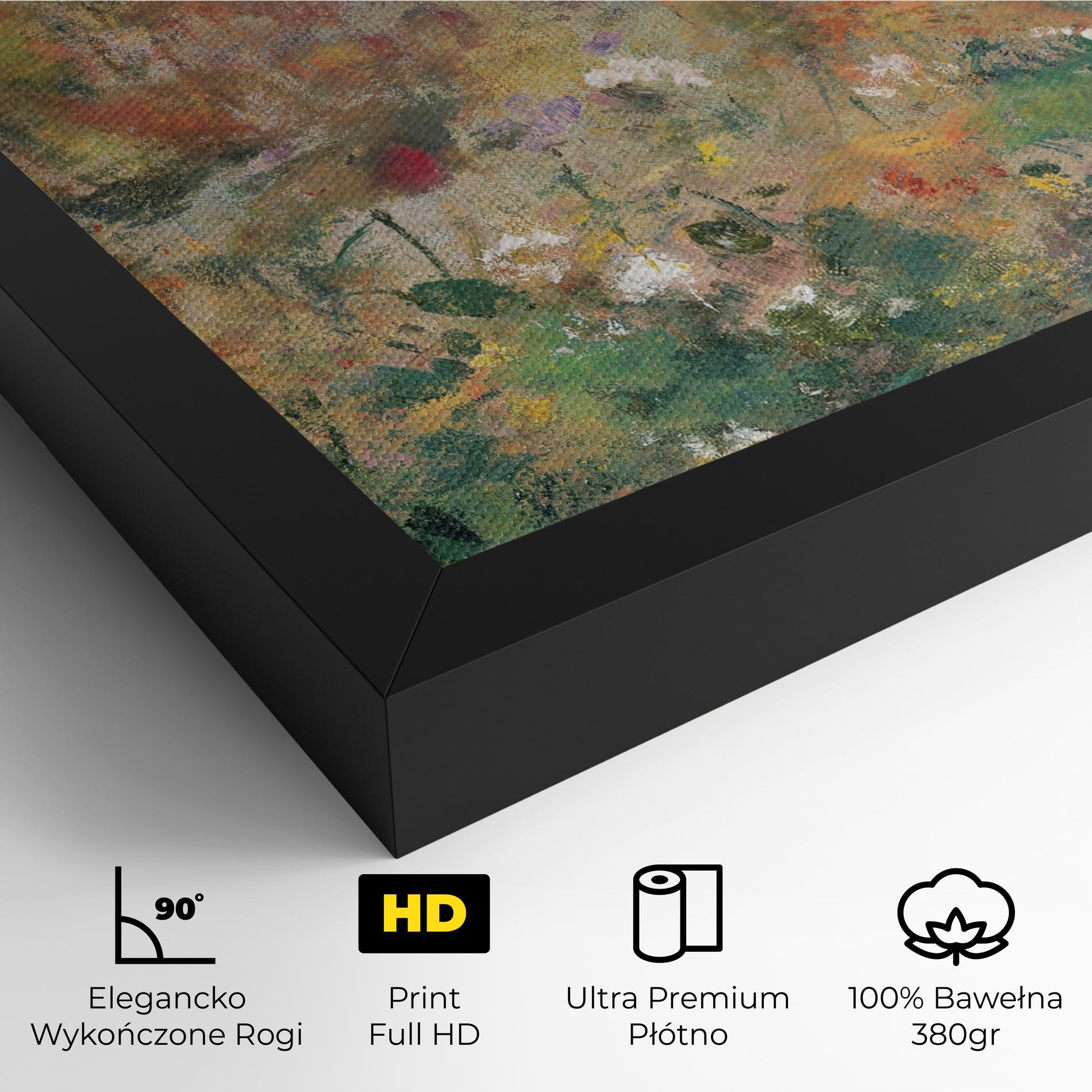 Obraz na Płótnie Abstract Flowers mockup 4