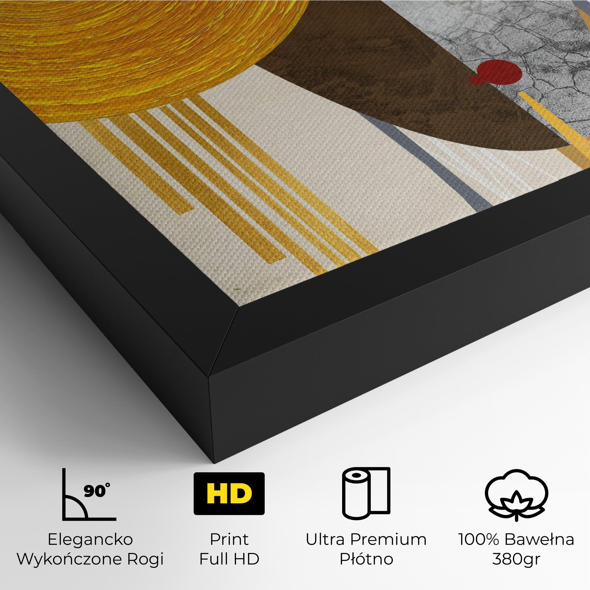 Obraz na Płótnie Abstract Grey Face 1 mockup 4