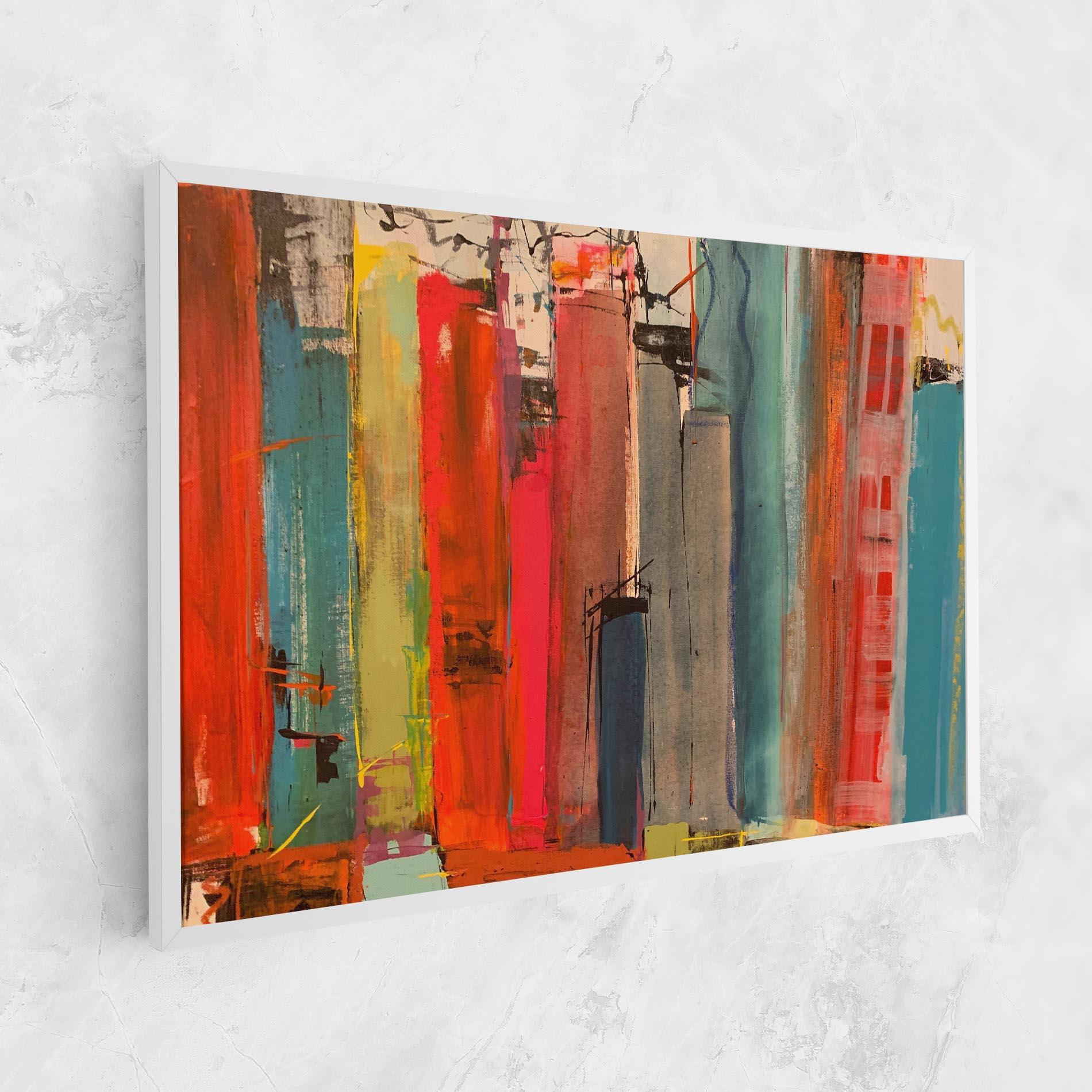 Obraz na Płótnie Abstract Buildings mockup 1