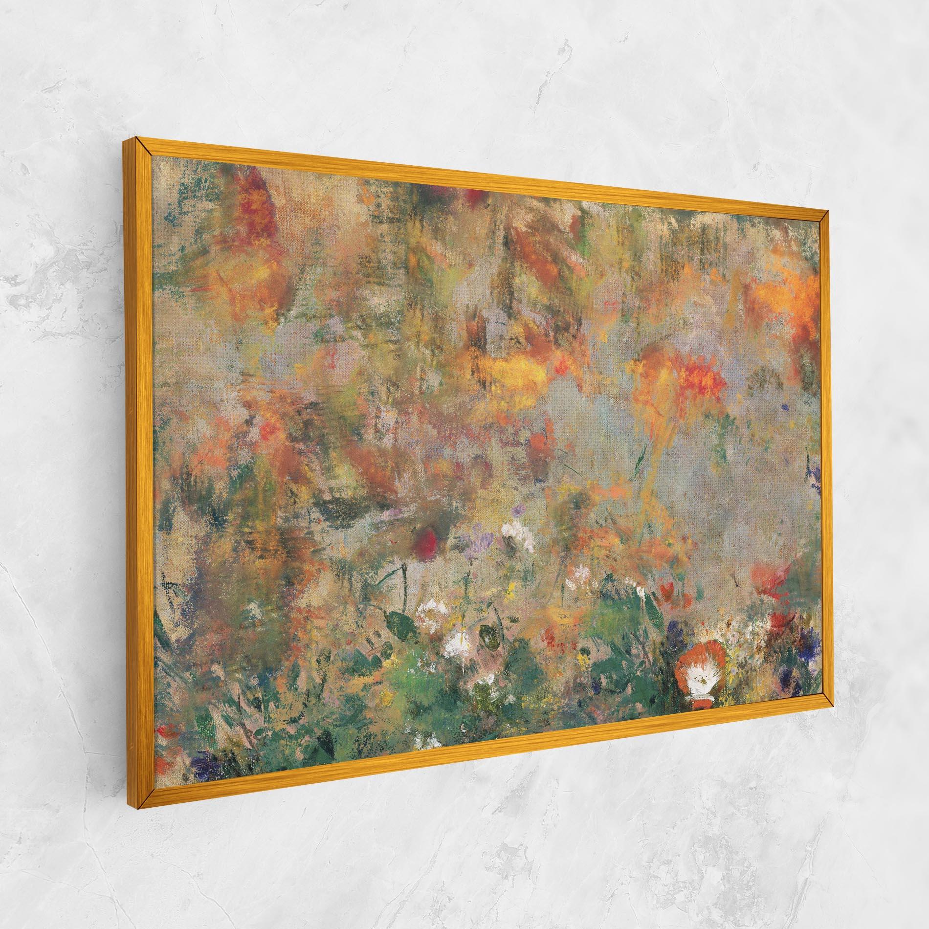 Obraz na Płótnie Abstract Flowers mockup 1