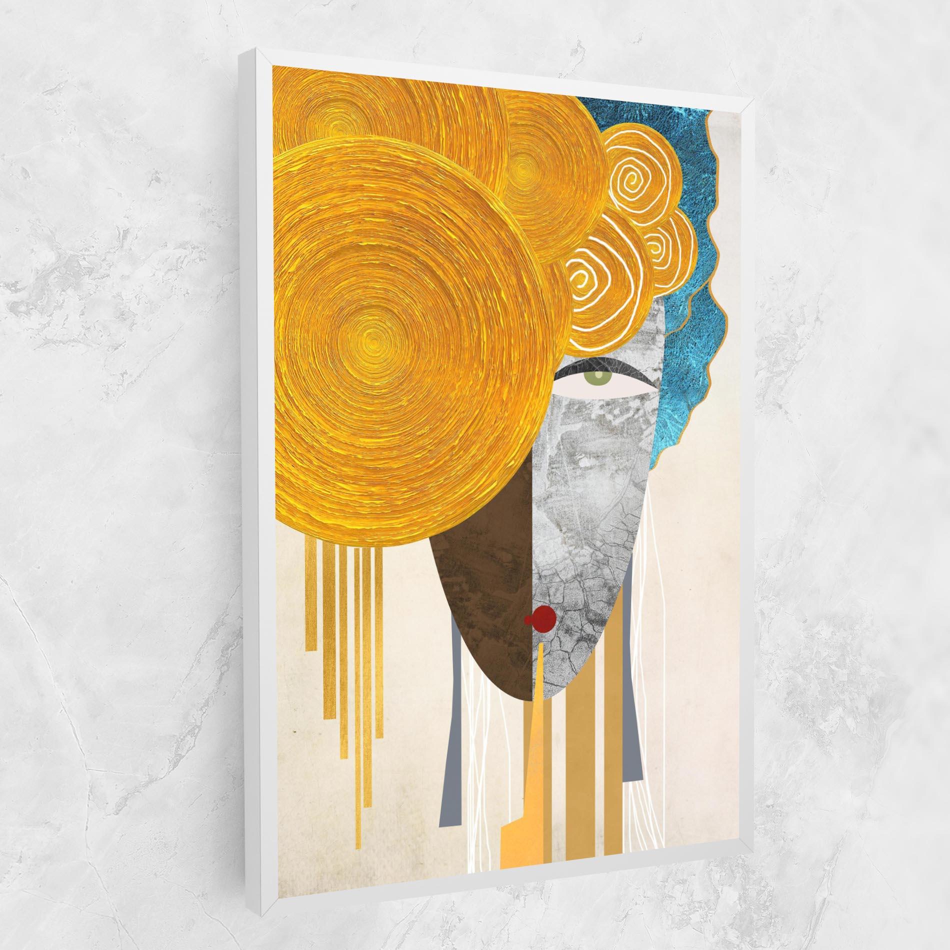 Obraz na Płótnie Abstract Grey Face 1 mockup 1