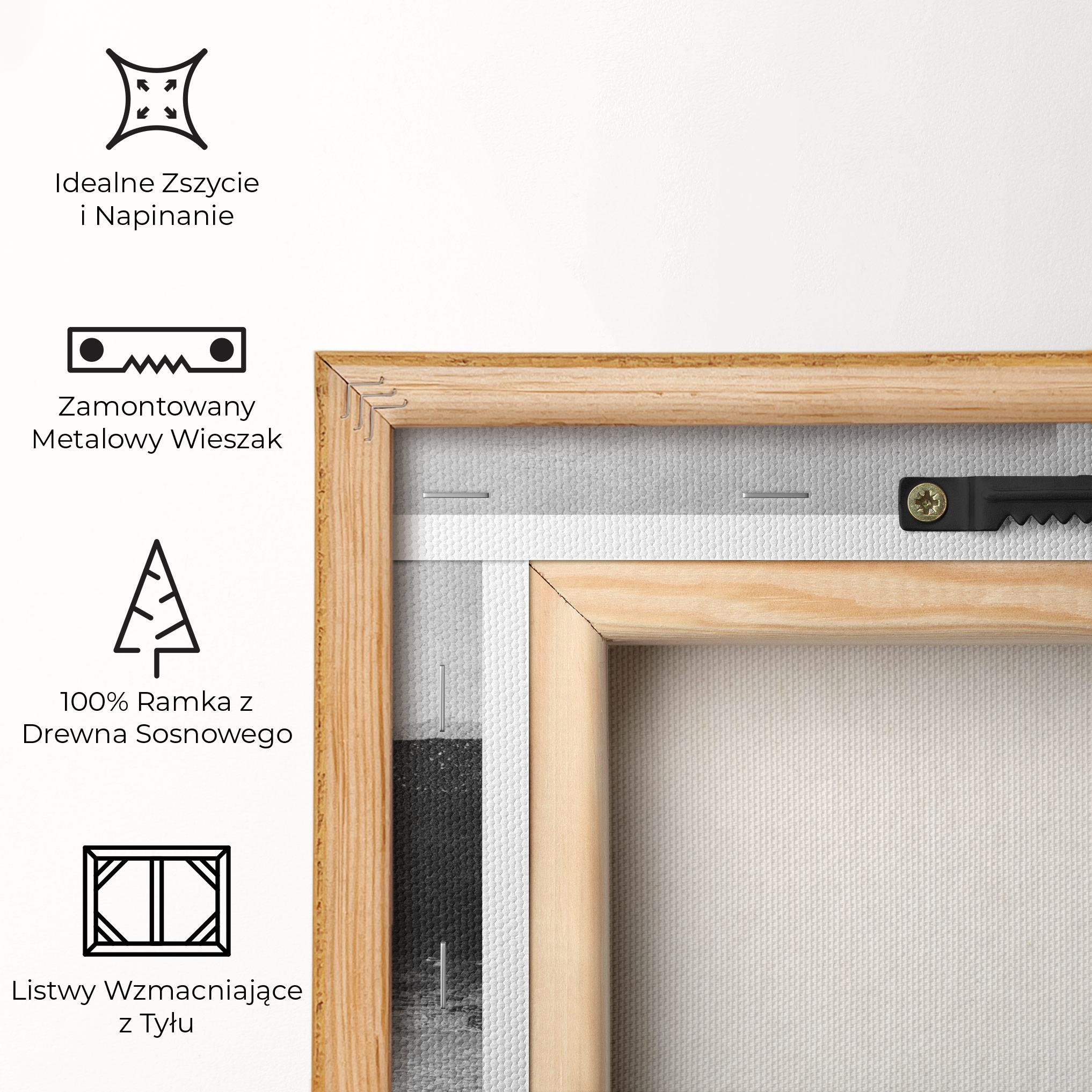 Obraz na Płótnie Modern Circle With Gold mockup 5