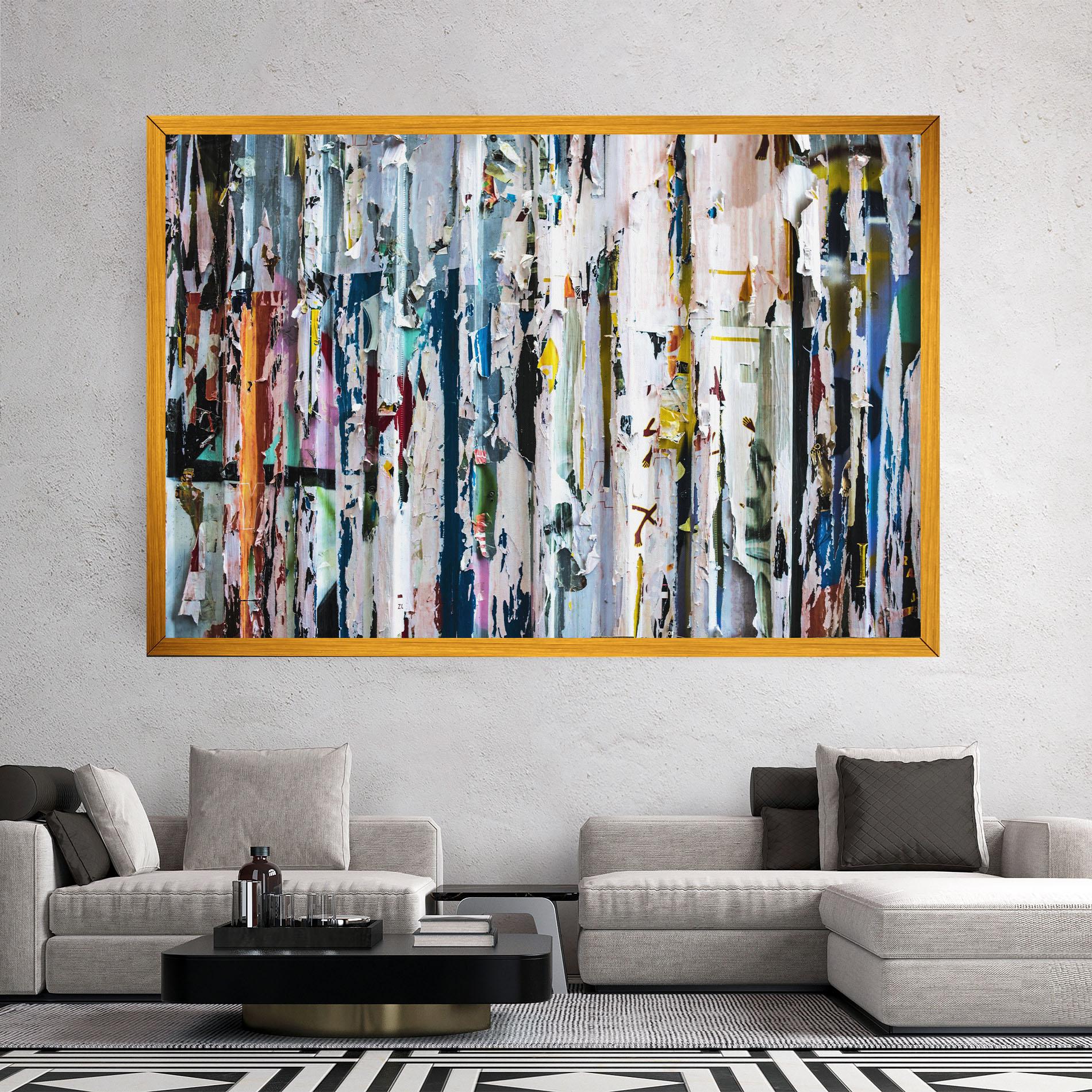 Obraz na Płótnie Abstract Torn Paper mockup 2