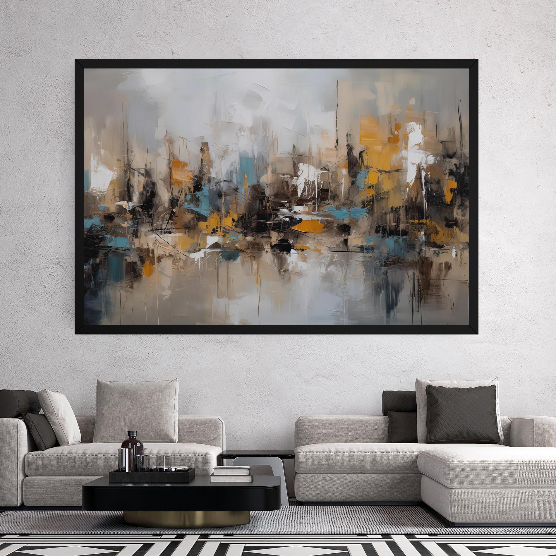 Obraz na Płótnie Abstract Los Angeles mockup 2